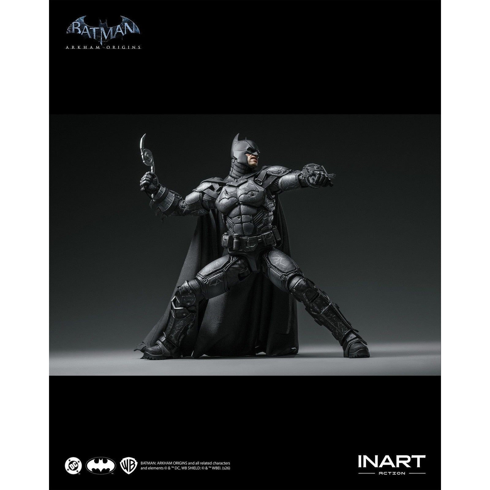 【予約安心出荷】[FIG] バットマン(バットマン:アーカム・ビギンズ)バトルダメージ ver. アクションフィギュア BATMAN:ARKHAM ORIGINS 完成品 可動フィギュア INART(インアート)(2026年12月)