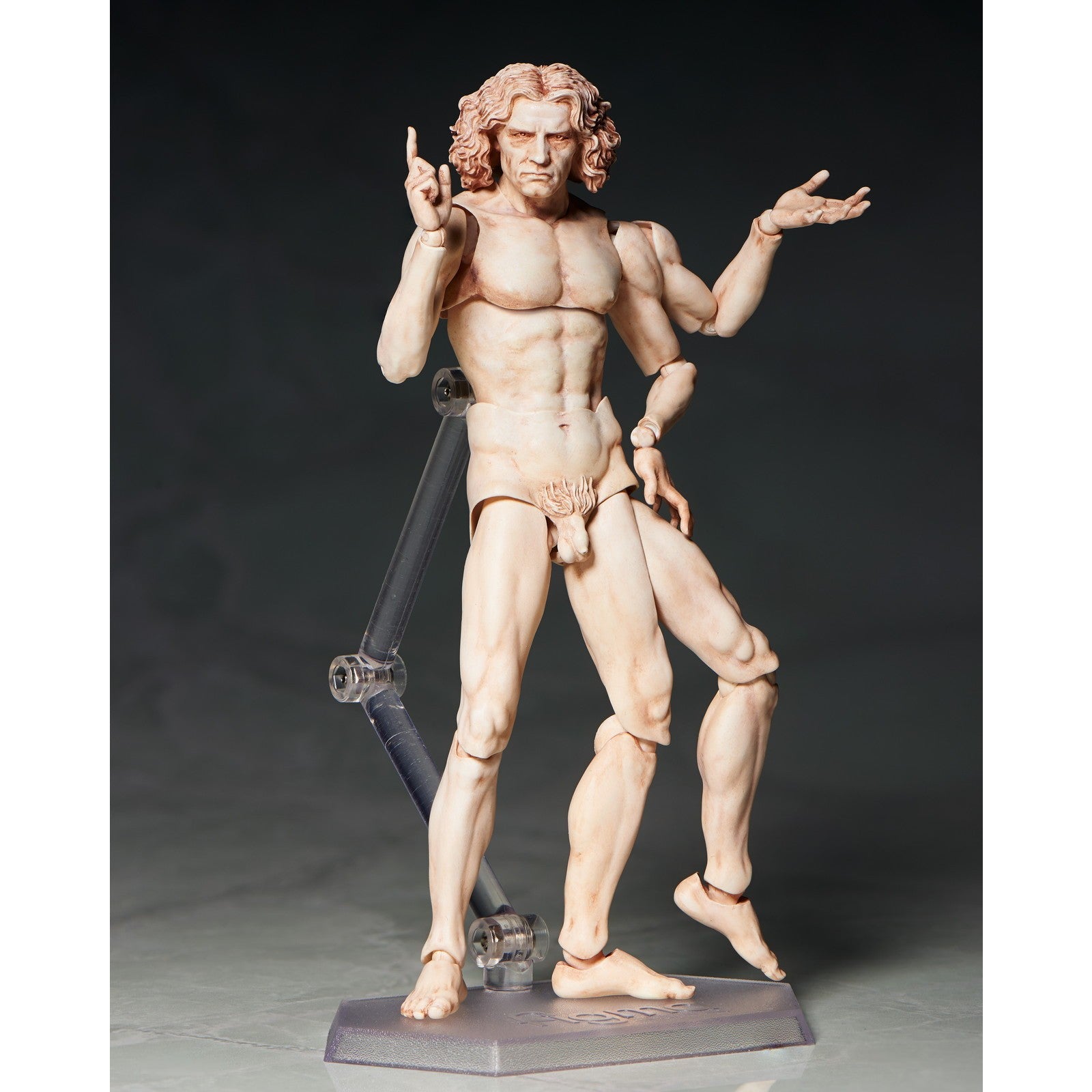 【予約安心出荷】[FIG] (再々販) figma(フィグマ) SP-075 ウィトルウィウス的人体図 テーブル美術館 完成品 可動フィギュア FREEing(フリーイング)(2027年2月)