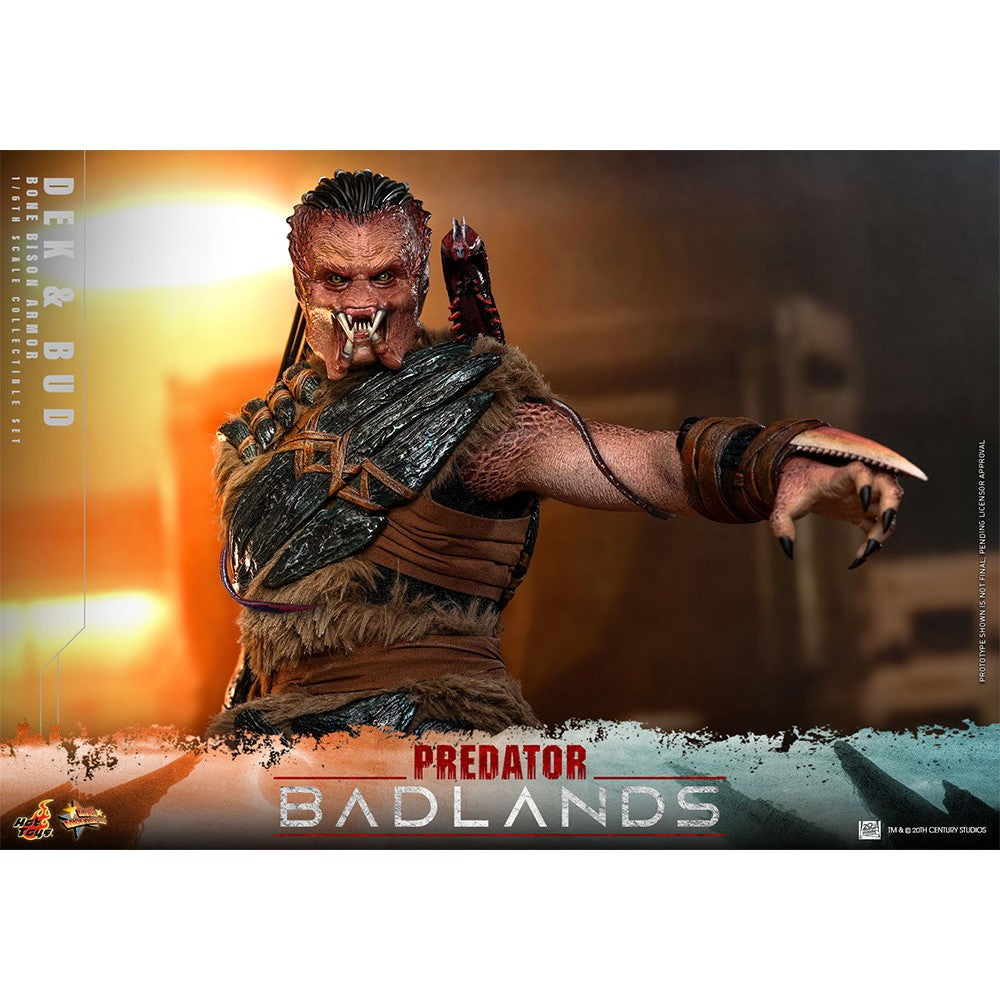 【予約安心出荷】[FIG] ムービー・マスターピース デク(ボーン・バイソン・アーマー)&バド プレデター:バッドランド 1/6 完成品 可動フィギュア(MM#873) ホットトイズ(2027年5月)