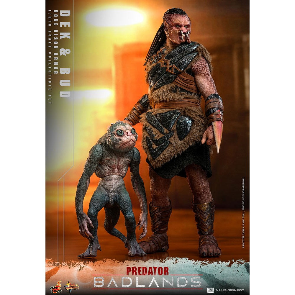 【予約安心出荷】[FIG] ムービー・マスターピース デク(ボーン・バイソン・アーマー)&バド プレデター:バッドランド 1/6 完成品 可動フィギュア(MM#873) ホットトイズ(2027年5月)