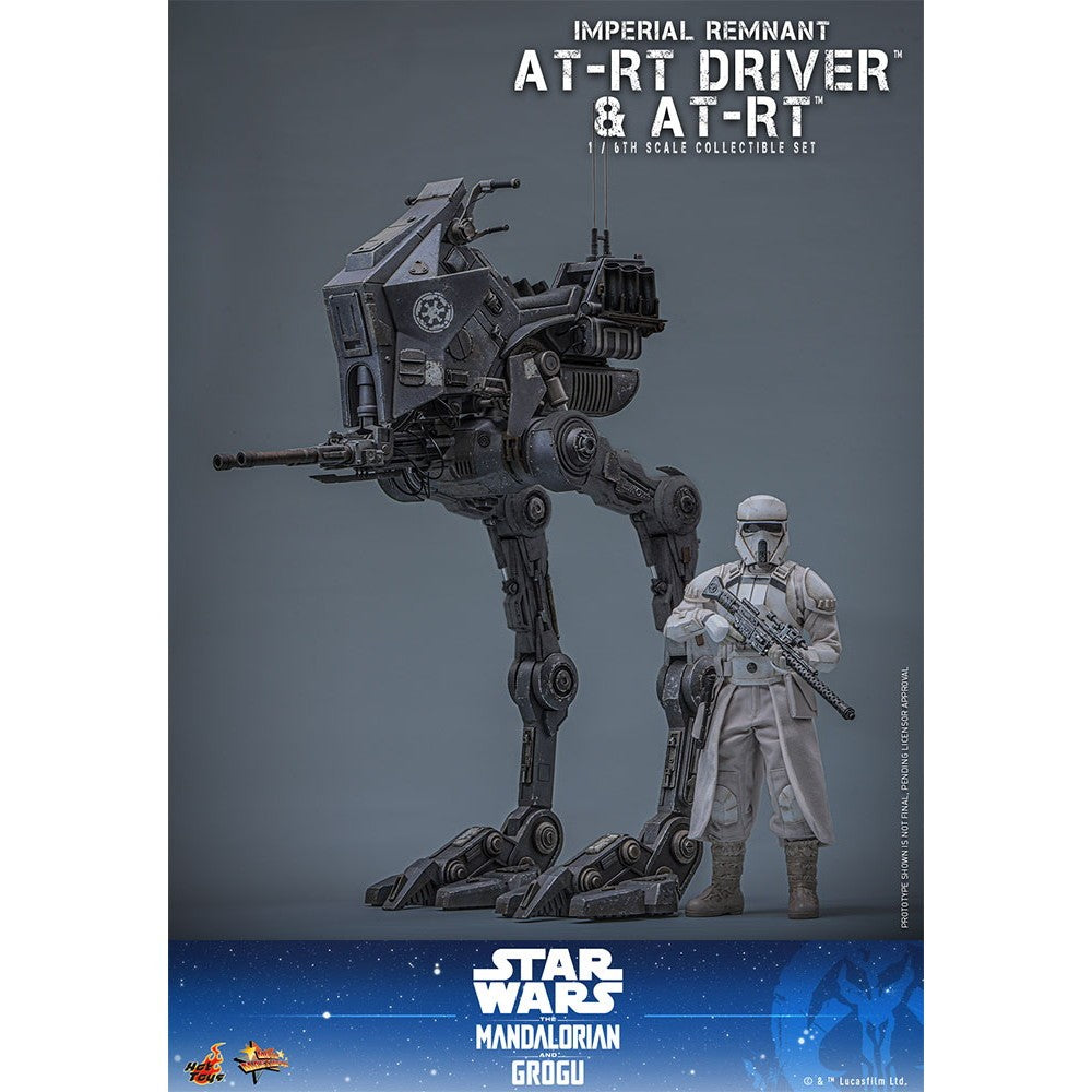 【予約安心出荷】[FIG] ムービー・マスターピース インペリアル・レムナント AT-RTドライバー&AT-RT STAR WARS(スター・ウォーズ)/マンダロリアン・アンド・グローグー 1/6 完成品 可動フィギュア(MM#875) ホットトイズ(2027年5月)