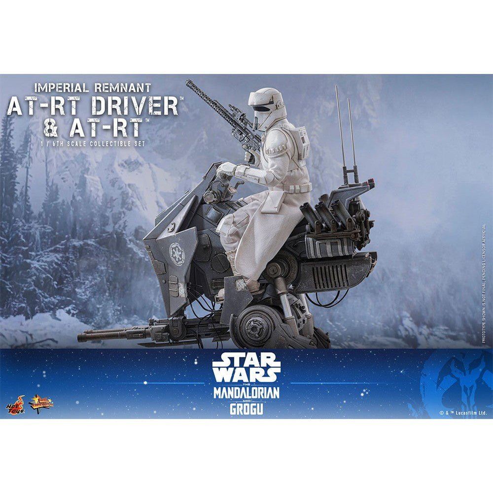 【予約安心出荷】[FIG] ムービー・マスターピース インペリアル・レムナント AT-RTドライバー&AT-RT STAR WARS(スター・ウォーズ)/マンダロリアン・アンド・グローグー 1/6 完成品 可動フィギュア(MM#875) ホットトイズ(2027年5月)