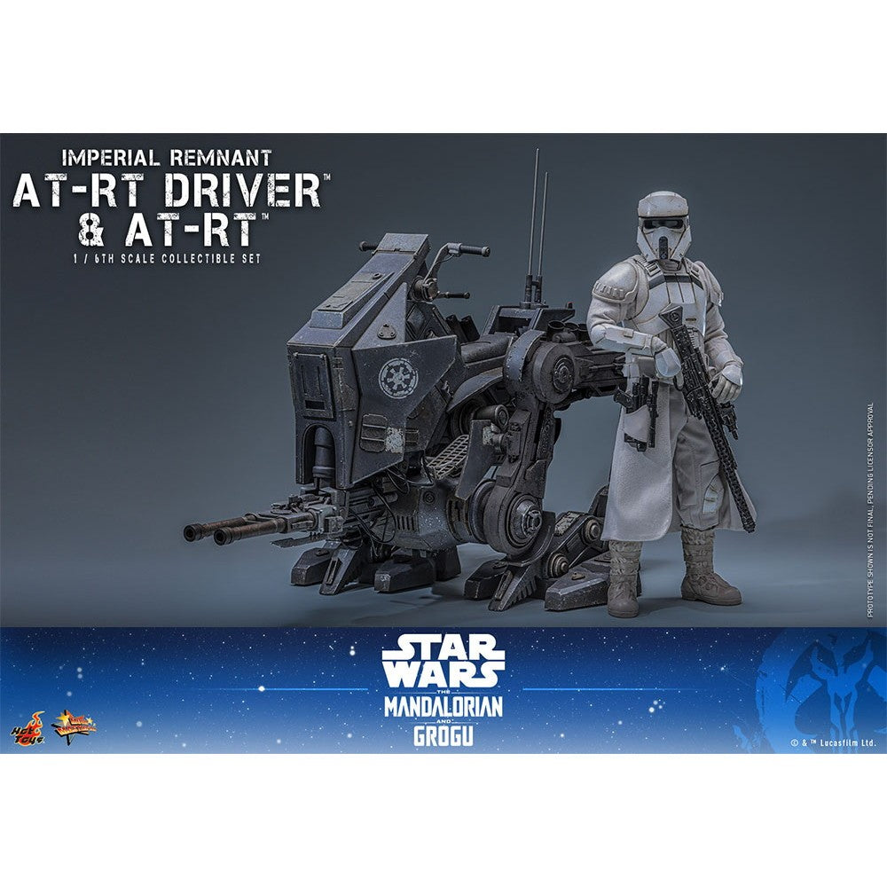 【予約安心出荷】[FIG] ムービー・マスターピース インペリアル・レムナント AT-RTドライバー&AT-RT STAR WARS(スター・ウォーズ)/マンダロリアン・アンド・グローグー 1/6 完成品 可動フィギュア(MM#875) ホットトイズ(2027年5月)