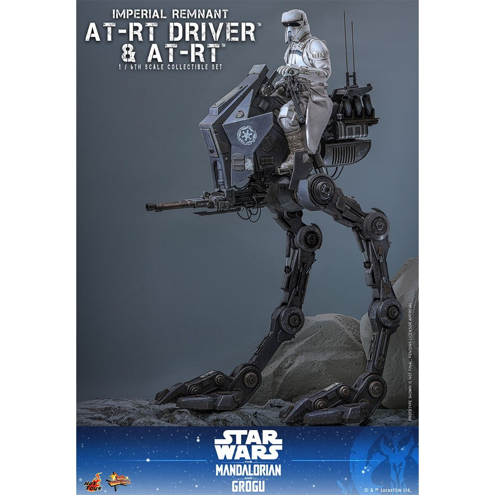 【予約安心出荷】[FIG] ムービー・マスターピース インペリアル・レムナント AT-RTドライバー&AT-RT STAR WARS(スター・ウォーズ)/マンダロリアン・アンド・グローグー 1/6 完成品 可動フィギュア(MM#875) ホットトイズ(2027年5月)