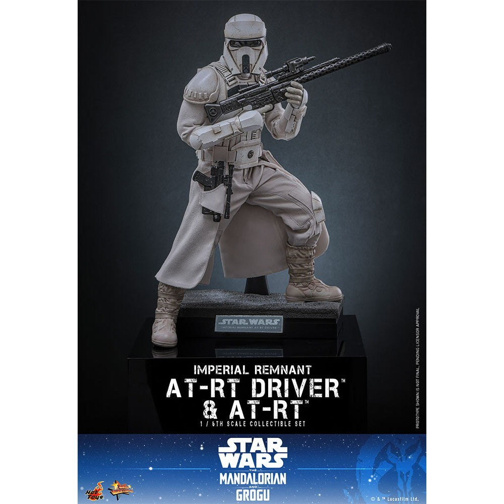【予約安心出荷】[FIG] ムービー・マスターピース インペリアル・レムナント AT-RTドライバー&AT-RT STAR WARS(スター・ウォーズ)/マンダロリアン・アンド・グローグー 1/6 完成品 可動フィギュア(MM#875) ホットトイズ(2027年5月)