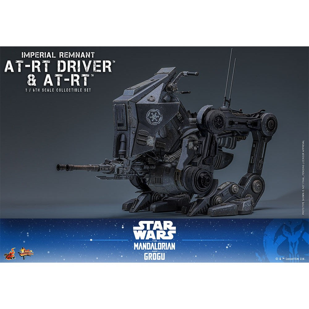 【予約安心出荷】[FIG] ムービー・マスターピース インペリアル・レムナント AT-RTドライバー&AT-RT STAR WARS(スター・ウォーズ)/マンダロリアン・アンド・グローグー 1/6 完成品 可動フィギュア(MM#875) ホットトイズ(2027年5月)