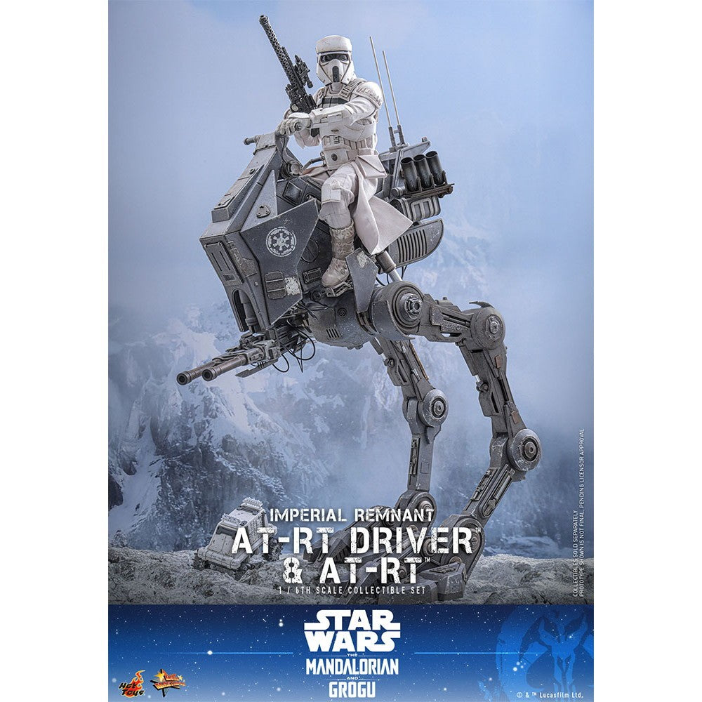 【予約安心出荷】[FIG] ムービー・マスターピース インペリアル・レムナント AT-RTドライバー&AT-RT STAR WARS(スター・ウォーズ)/マンダロリアン・アンド・グローグー 1/6 完成品 可動フィギュア(MM#875) ホットトイズ(2027年5月)