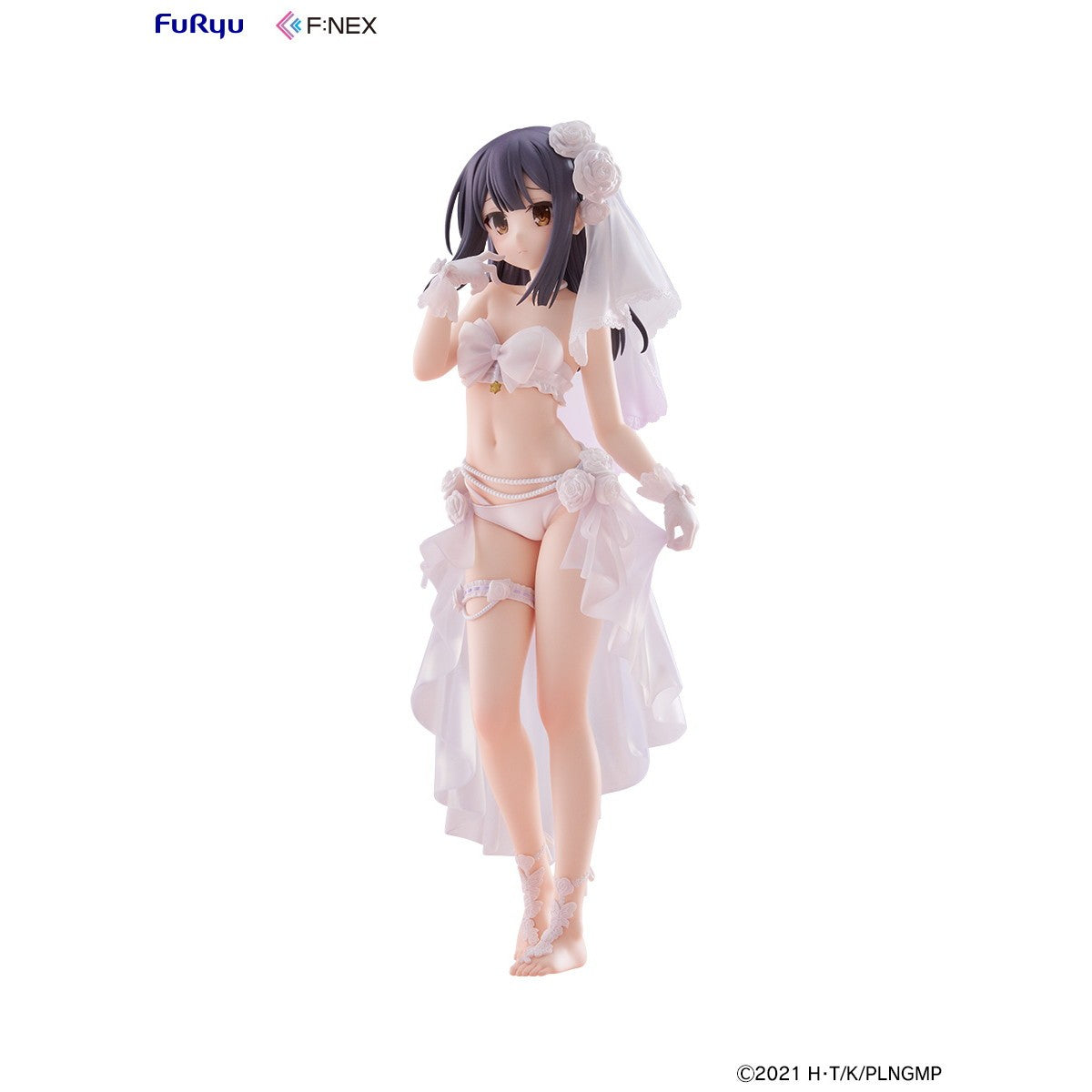 【予約安心出荷】[FIG] 美遊・エーデルフェルト ウエディング水着ver. 劇場版「Fate/kaleid liner(フェイト/カレイドライナー) プリズマ☆イリヤ Licht 名前の無い少女」 1/7 完成品 フィギュア(AMU-FNX1247) フリュー(2027年1月)