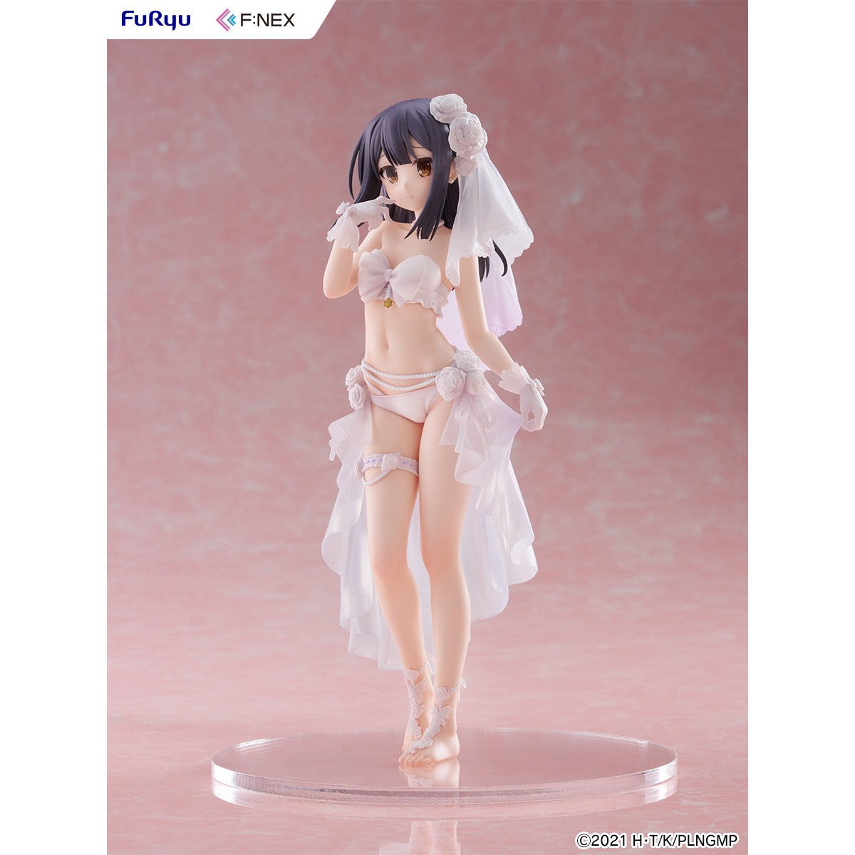 【予約安心出荷】[FIG] 美遊・エーデルフェルト ウエディング水着ver. 劇場版「Fate/kaleid liner(フェイト/カレイドライナー) プリズマ☆イリヤ Licht 名前の無い少女」 1/7 完成品 フィギュア(AMU-FNX1247) フリュー(2027年1月)