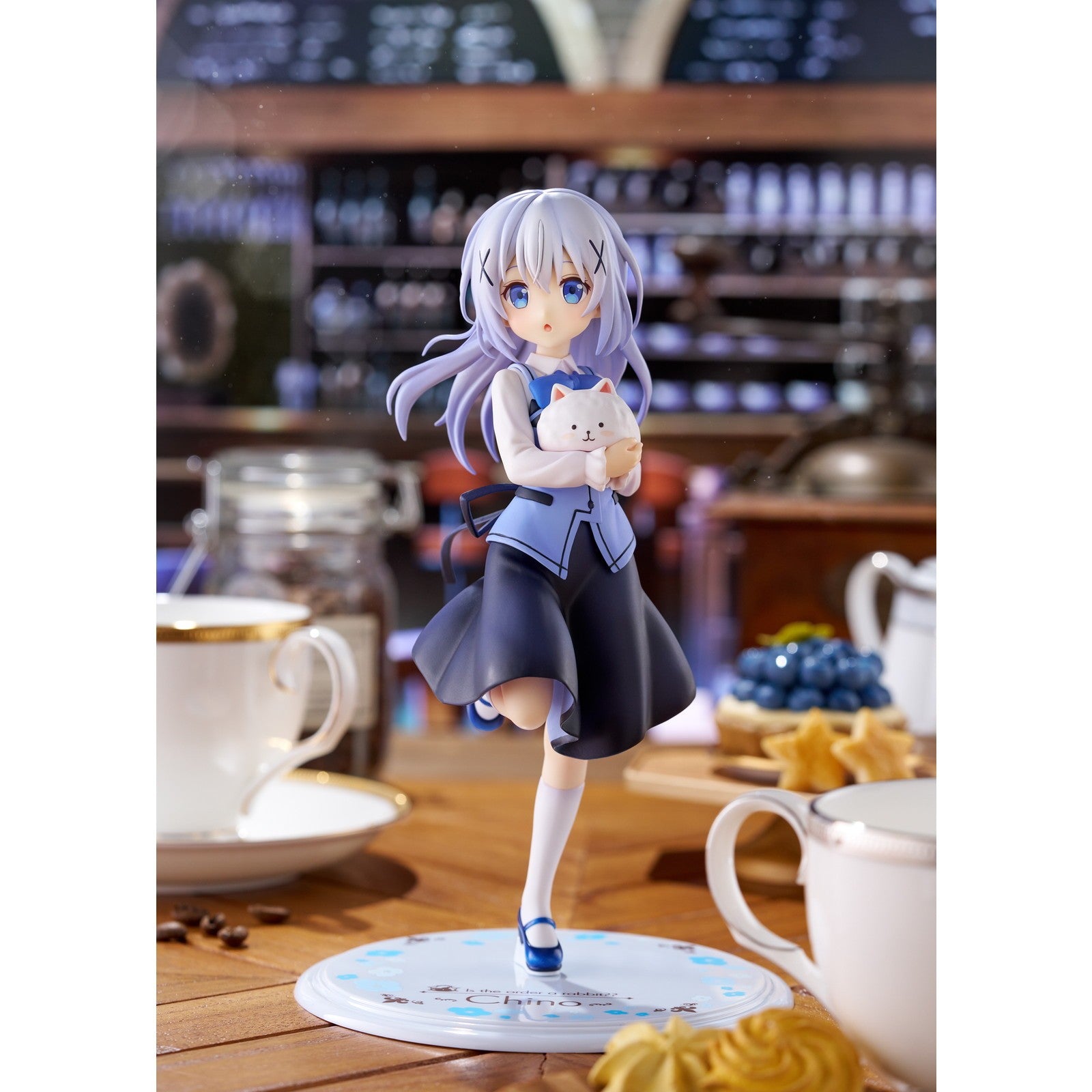 【予約安心出荷】[FIG] (再々販) チノ(Cafe Style) ご注文はうさぎですか～～ 1/7 完成品 フィギュア(PF468) PLUM(プラム)(2026年7月)