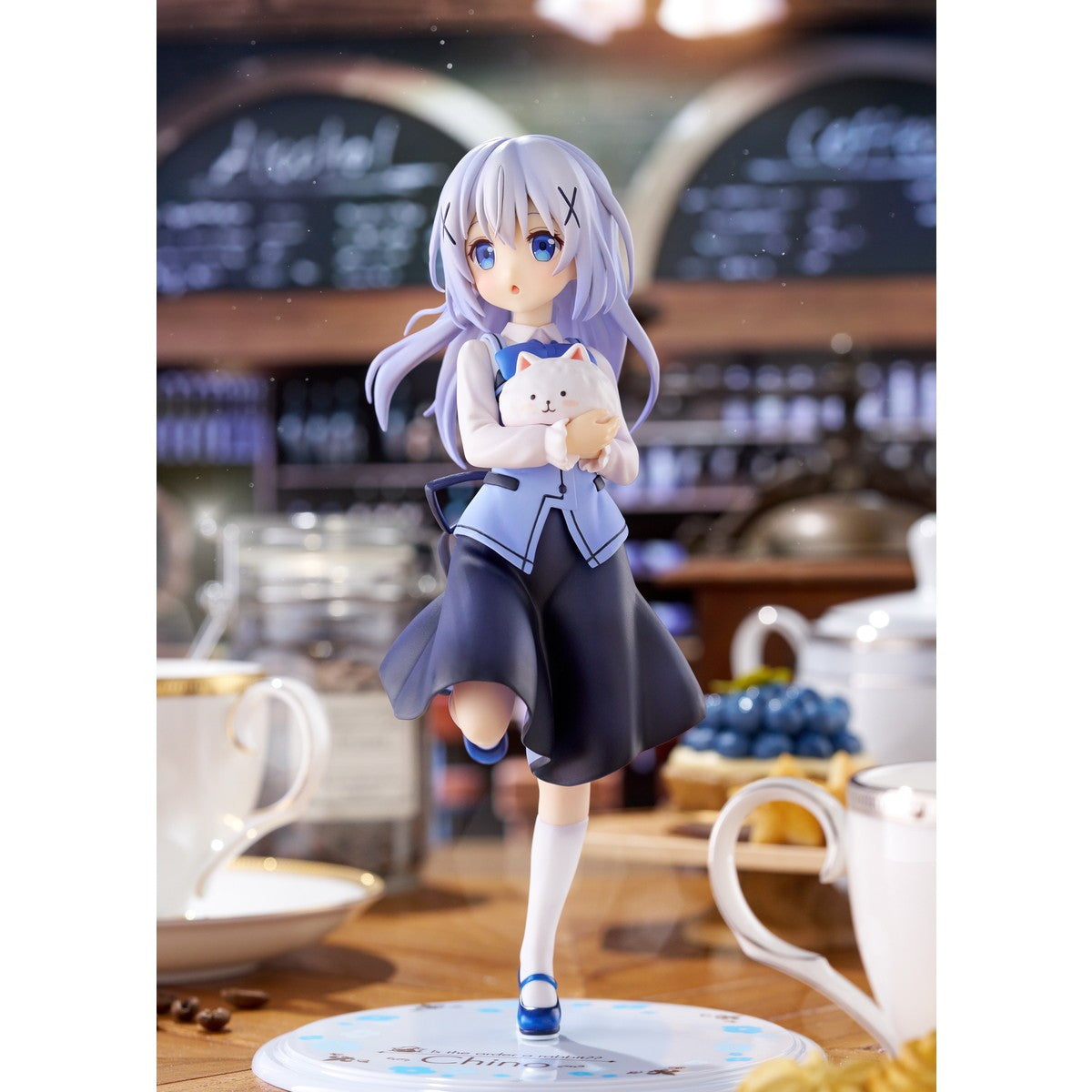 【予約安心出荷】[FIG] (再々販) チノ(Cafe Style) ご注文はうさぎですか～～ 1/7 完成品 フィギュア(PF468) PLUM(プラム)(2026年7月)