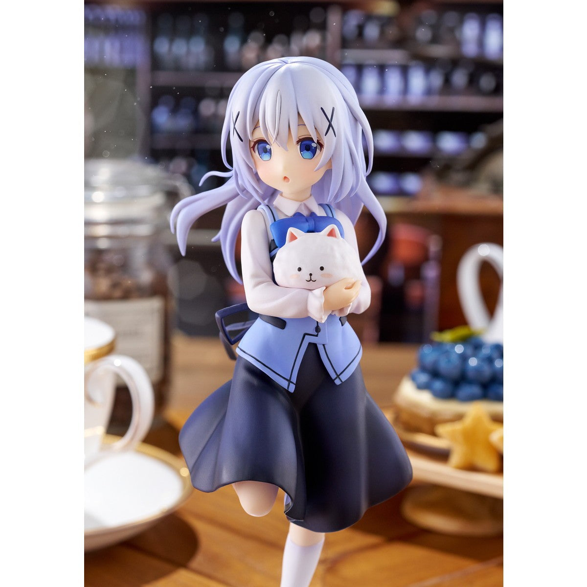 【予約安心出荷】[FIG] (再々販) チノ(Cafe Style) ご注文はうさぎですか～～ 1/7 完成品 フィギュア(PF468) PLUM(プラム)(2026年7月)