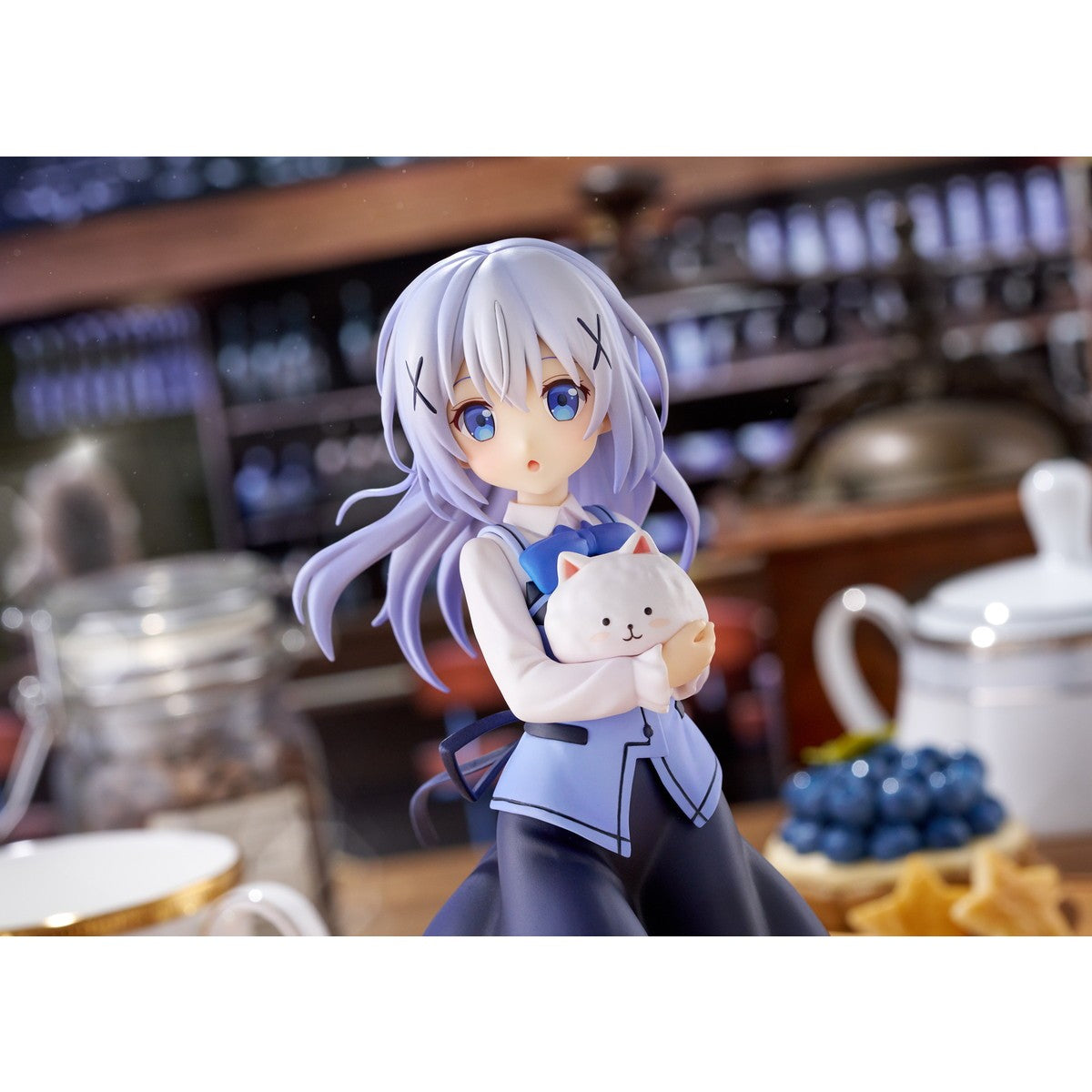 【予約安心出荷】[FIG] (再々販) チノ(Cafe Style) ご注文はうさぎですか～～ 1/7 完成品 フィギュア(PF468) PLUM(プラム)(2026年7月)