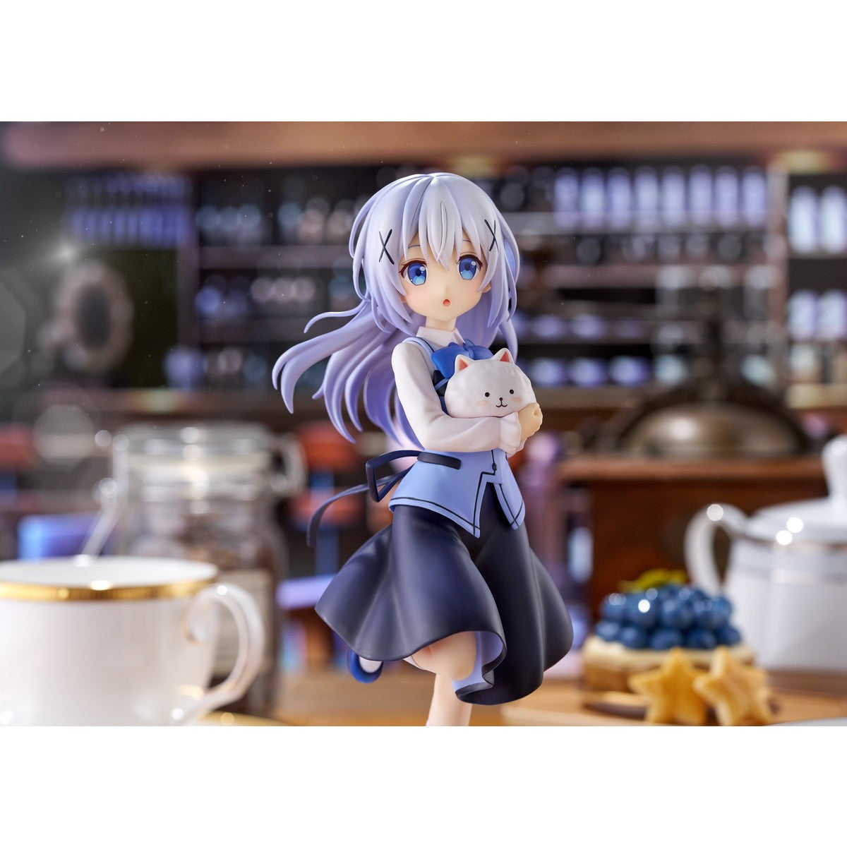 【予約安心出荷】[FIG] (再々販) チノ(Cafe Style) ご注文はうさぎですか～～ 1/7 完成品 フィギュア(PF468) PLUM(プラム)(2026年7月)