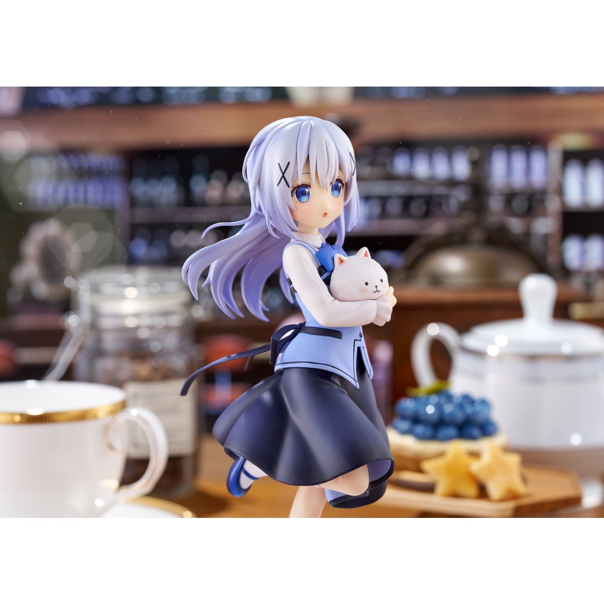 【予約安心出荷】[FIG] (再々販) チノ(Cafe Style) ご注文はうさぎですか～～ 1/7 完成品 フィギュア(PF468) PLUM(プラム)(2026年7月)