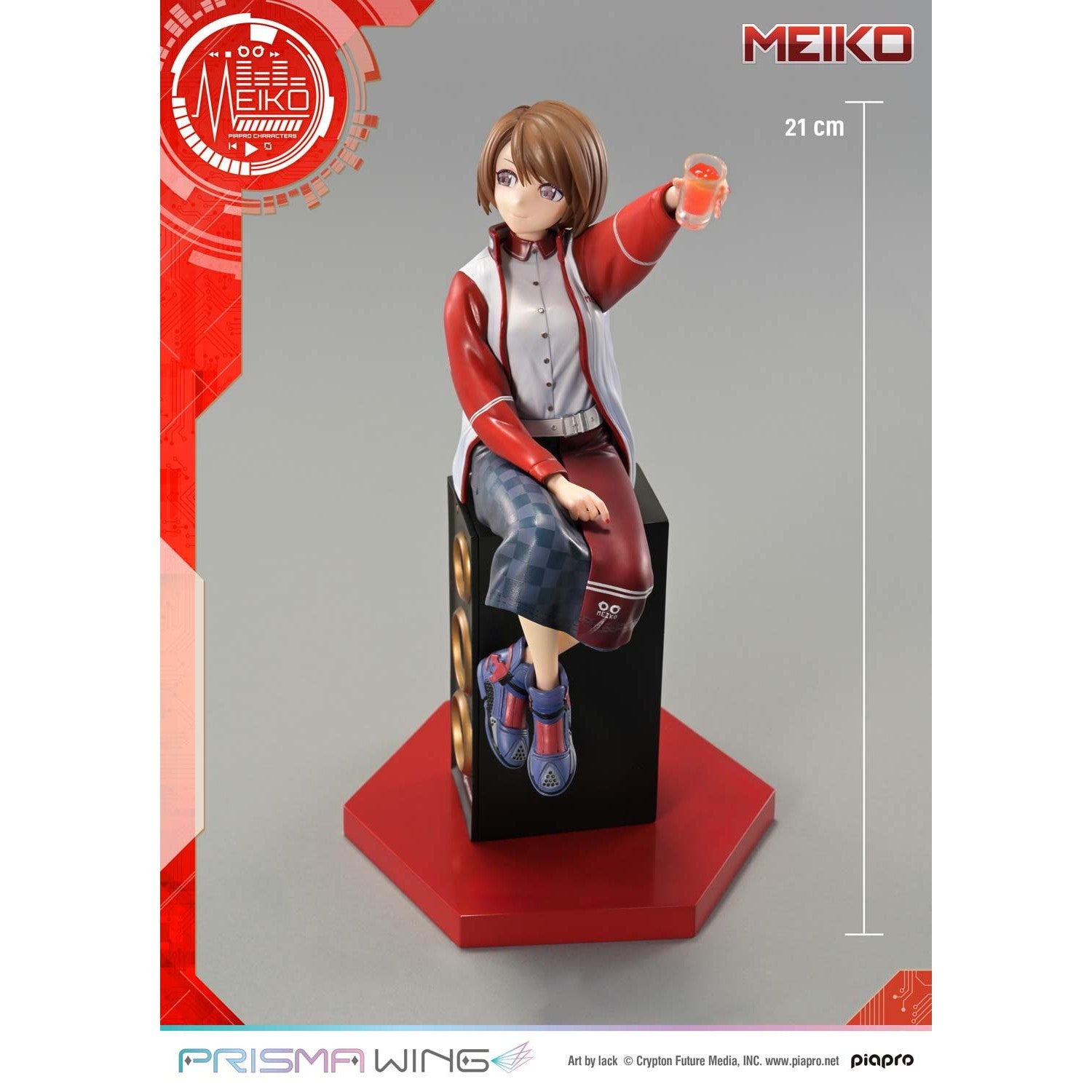 【予約安心出荷】[FIG] PRISMA WING MEIKO(メイコ) 『Art by lack』 ピアプロキャラクターズ 1/7 完成品 フィギュア(PWPCL-05) プライム1スタジオ(2027年7月)