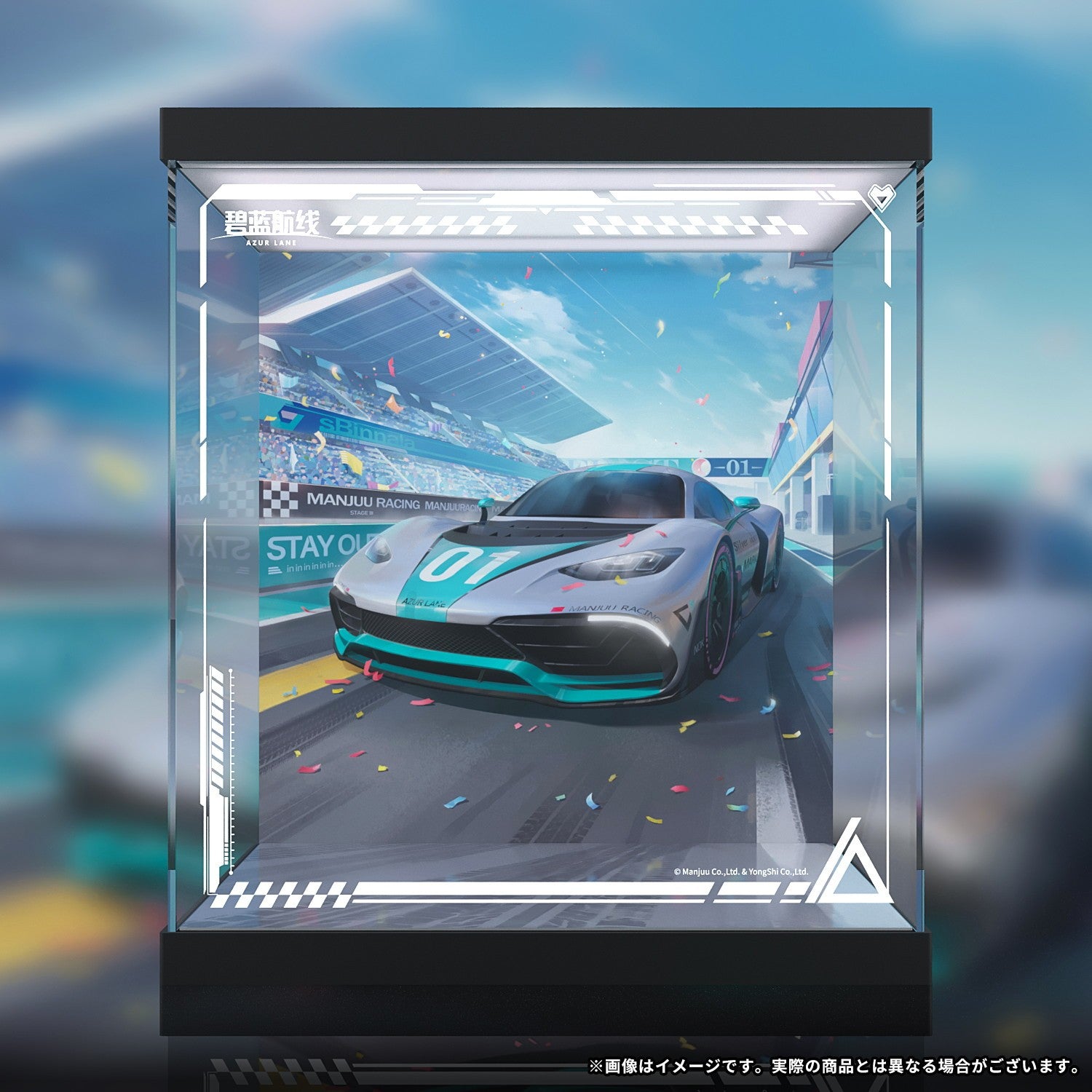 【予約安心出荷】[FIG] アクリルスタンド付属 信濃(しなの) 寝待の銀輿Ver. LEDアクリル展示ケース付きスペシャル版 アズールレーン 1/7 完成品 フィギュア APEX(エーペックス)(2027年1月)
