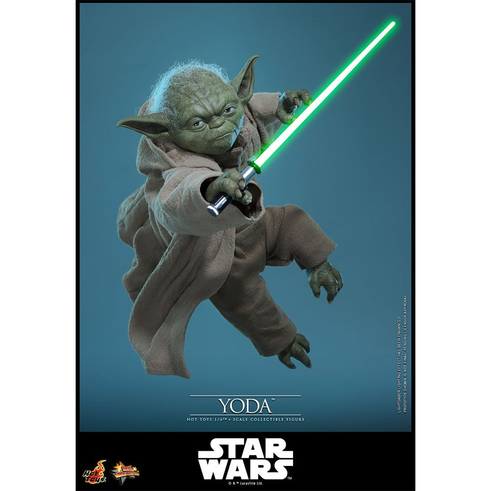 【予約安心出荷】[FIG] ムービー・マスターピース ヨーダ STAR WARS(スター・ウォーズ) エピソード3/シスの復讐 1/6 完成品 可動フィギュア(MM#878) ホットトイズ(2027年9月)