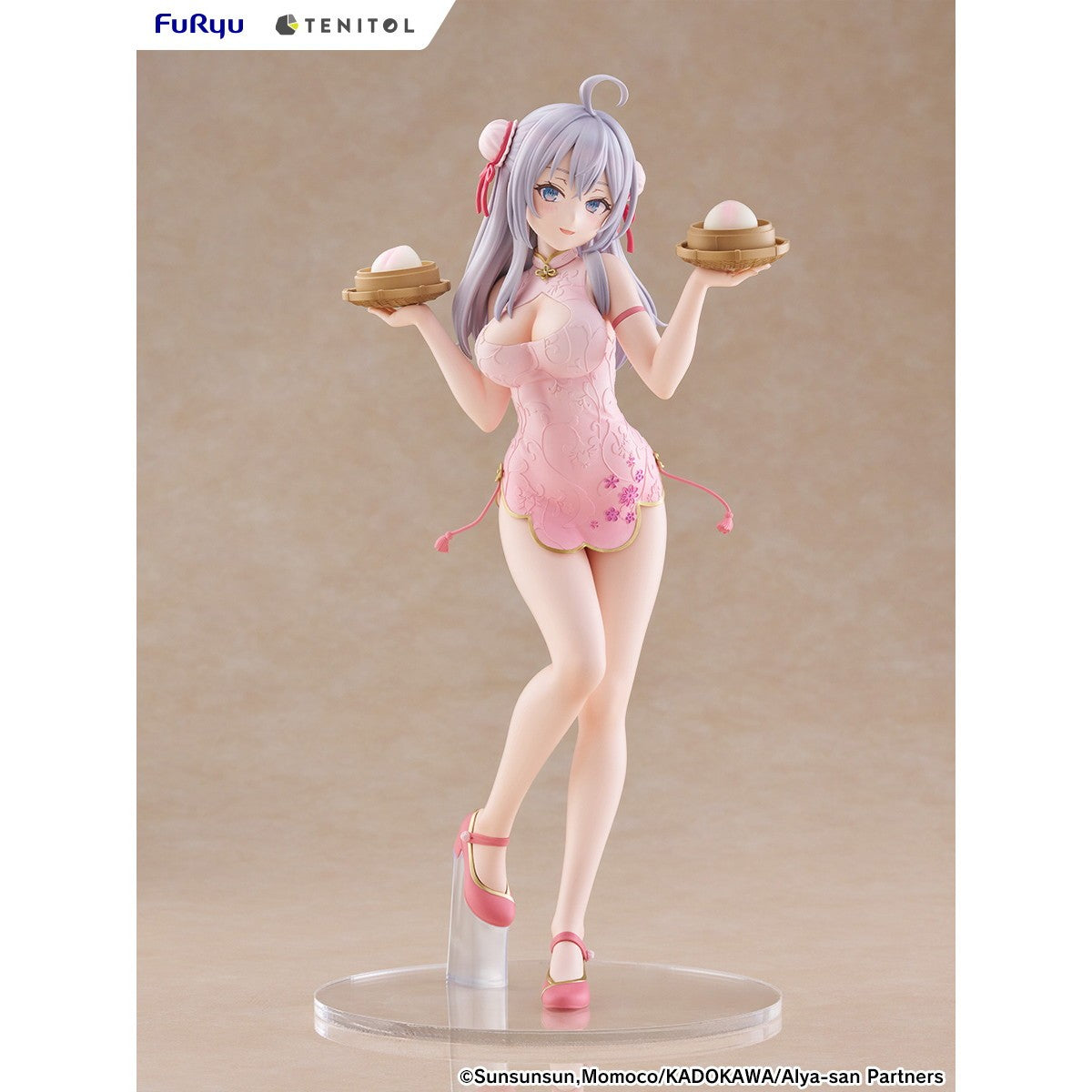 【予約安心出荷】[FIG] TENITOL TALL アーリャ チャイナドレスver. 時々ボソッとロシア語でデレる隣のアーリャさん 完成品 フィギュア(AMU-TNL0175) フリュー(2026年12月)