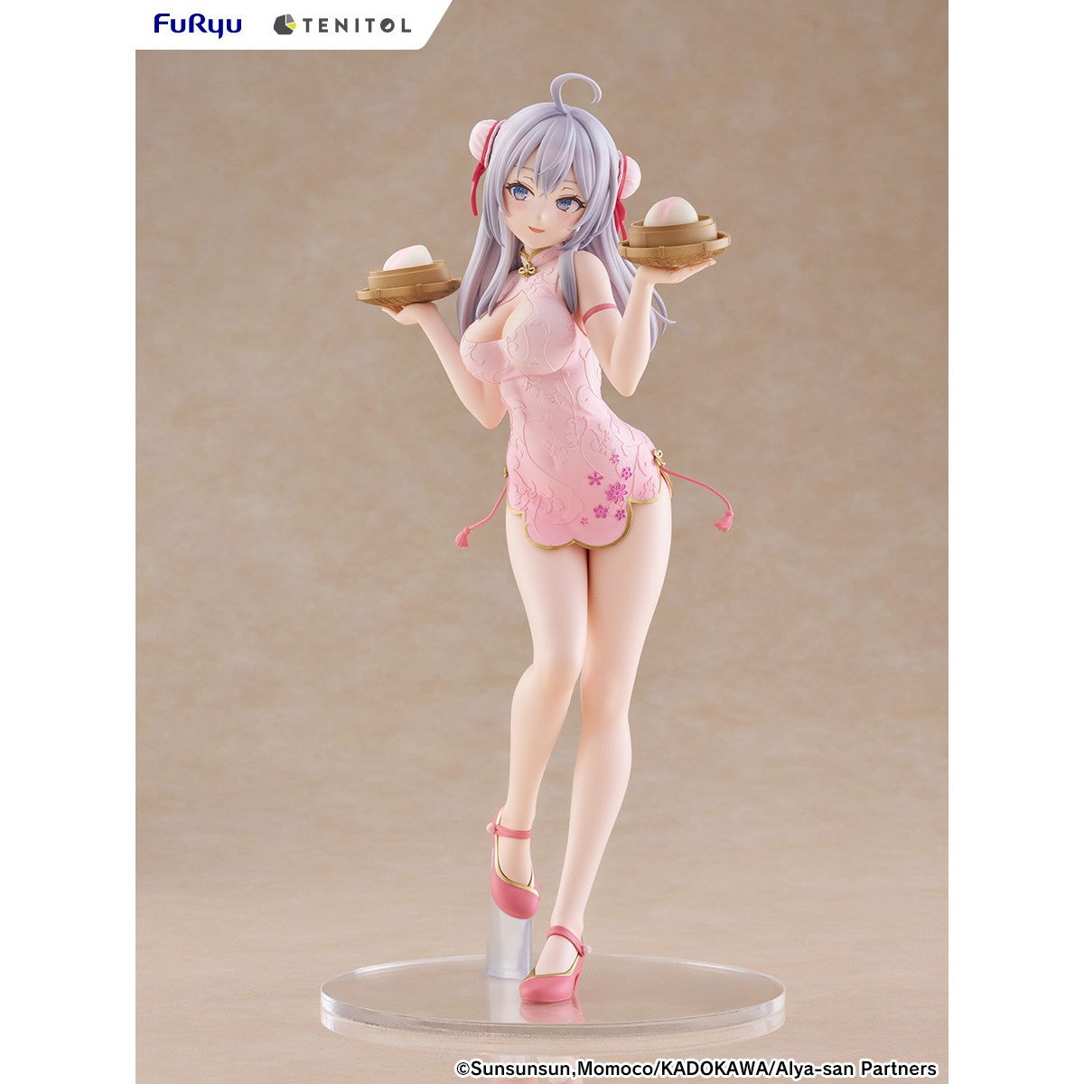 【予約安心出荷】[FIG] TENITOL TALL アーリャ チャイナドレスver. 時々ボソッとロシア語でデレる隣のアーリャさん 完成品 フィギュア(AMU-TNL0175) フリュー(2026年12月)