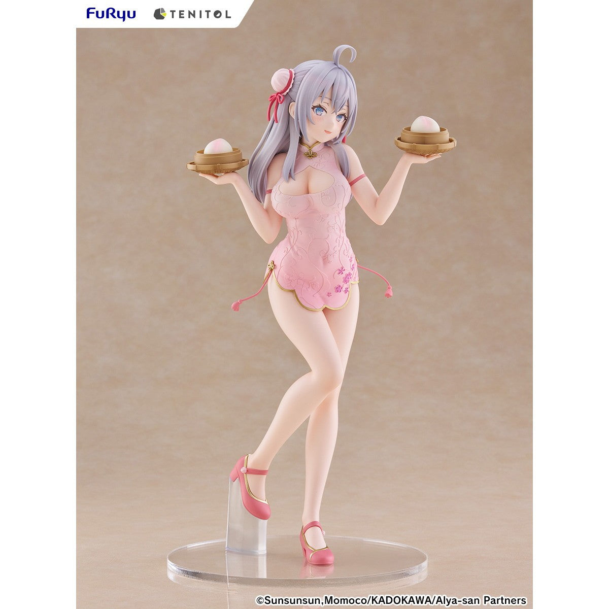 【予約安心出荷】[FIG] TENITOL TALL アーリャ チャイナドレスver. 時々ボソッとロシア語でデレる隣のアーリャさん 完成品 フィギュア(AMU-TNL0175) フリュー(2026年12月)