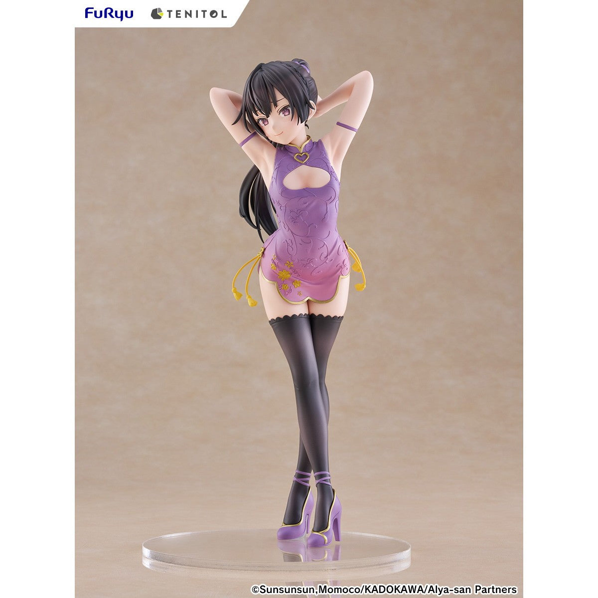 【予約安心出荷】[FIG] TENITOL TALL 周防有希(すおうゆき) チャイナドレスver. 時々ボソッとロシア語でデレる隣のアーリャさん 完成品 フィギュア(AMU-TNL0176) フリュー(2026年12月)