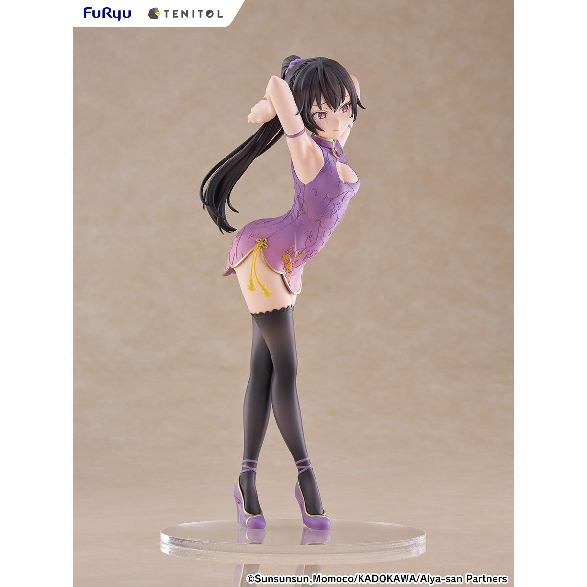 【予約安心出荷】[FIG] TENITOL TALL 周防有希(すおうゆき) チャイナドレスver. 時々ボソッとロシア語でデレる隣のアーリャさん 完成品 フィギュア(AMU-TNL0176) フリュー(2026年12月)