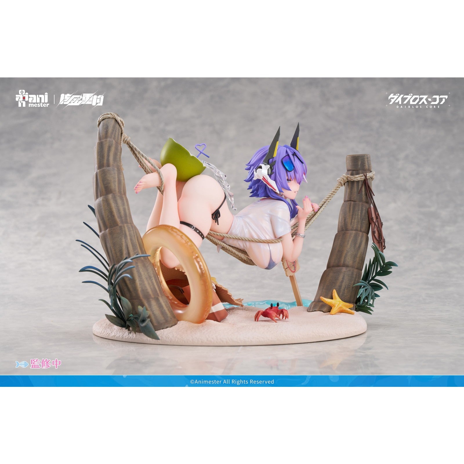 【予約安心出荷】[FIG] 初回特典付属 炎陽の季節 - バーベラ・レッド 原画 by ダイブロス・コア 1/6 完成品 フィギュア AniMester(アニメスター)(2026年12月)