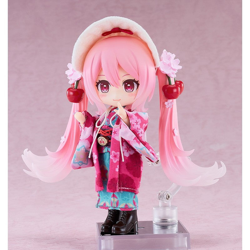 【予約安心出荷】[FIG] ねんどろいどどーる 桜ミク ひろはこ 2025Ver.(函館) キャラクター・ボーカル・シリーズ01 初音ミク 完成品 可動フィギュア グッドスマイルカンパニー(2027年1月)
