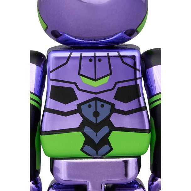 【予約安心出荷】[FIG] BE@RBRICK(ベアブリック) エヴァンゲリオン 初号機(新塗装メッキ版)&エヴァンゲリオン 第13号機(新塗装メッキ版) 2PCS SET シン・エヴァンゲリオン劇場版 完成品 可動フィギュア メディコム・トイ(2026年9月)