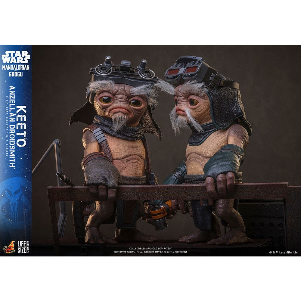 【予約安心出荷】[FIG] ライフサイズ・マスターピース キート(アンゼラ人/ドロイド修理屋) STAR WARS(スター・ウォーズ)/マンダロリアン・アンド・グローグー 1/1 完成品 可動フィギュア(LMS#018) ホットトイズ(2026年9月)