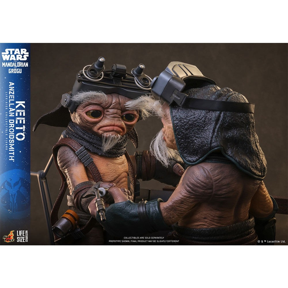【予約安心出荷】[FIG] ライフサイズ・マスターピース キート(アンゼラ人/ドロイド修理屋) STAR WARS(スター・ウォーズ)/マンダロリアン・アンド・グローグー 1/1 完成品 可動フィギュア(LMS#018) ホットトイズ(2026年9月)
