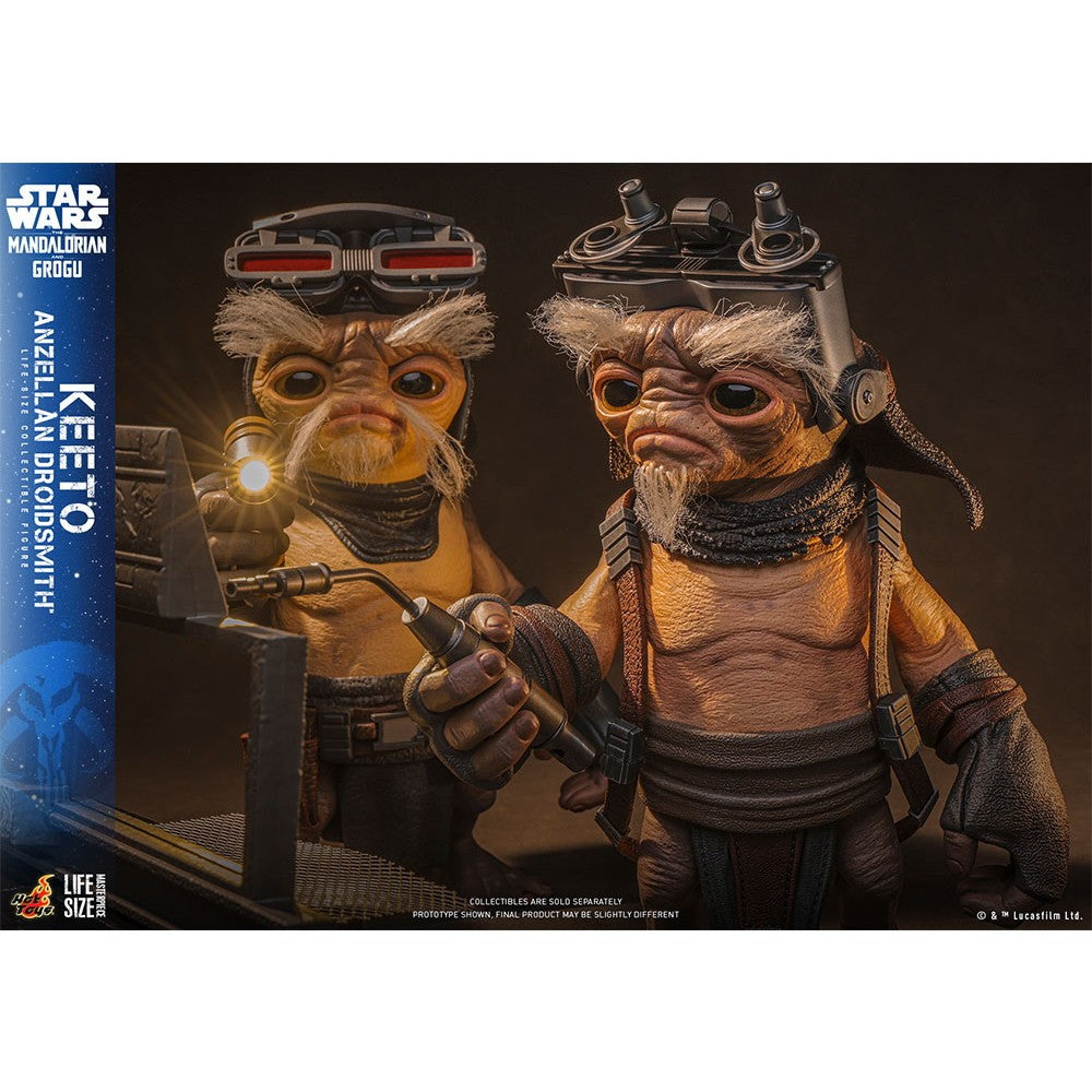 【予約安心出荷】[FIG] ライフサイズ・マスターピース キート(アンゼラ人/ドロイド修理屋) STAR WARS(スター・ウォーズ)/マンダロリアン・アンド・グローグー 1/1 完成品 可動フィギュア(LMS#018) ホットトイズ(2026年9月)