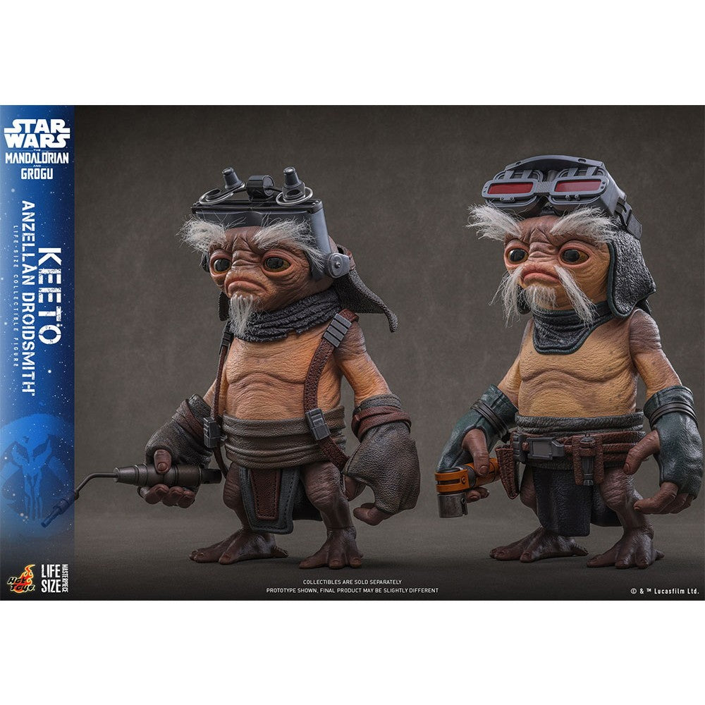 【予約安心出荷】[FIG] ライフサイズ・マスターピース キート(アンゼラ人/ドロイド修理屋) STAR WARS(スター・ウォーズ)/マンダロリアン・アンド・グローグー 1/1 完成品 可動フィギュア(LMS#018) ホットトイズ(2026年9月)