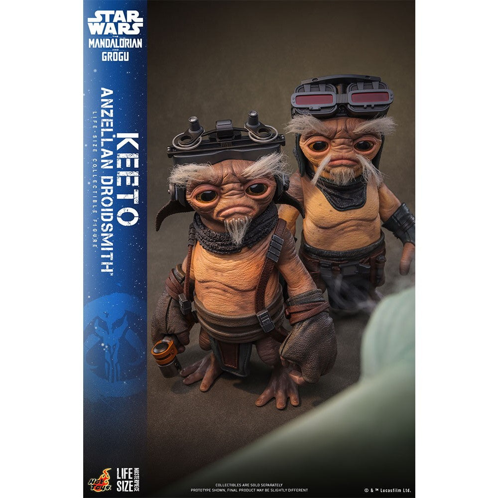 【予約安心出荷】[FIG] ライフサイズ・マスターピース キート(アンゼラ人/ドロイド修理屋) STAR WARS(スター・ウォーズ)/マンダロリアン・アンド・グローグー 1/1 完成品 可動フィギュア(LMS#018) ホットトイズ(2026年9月)