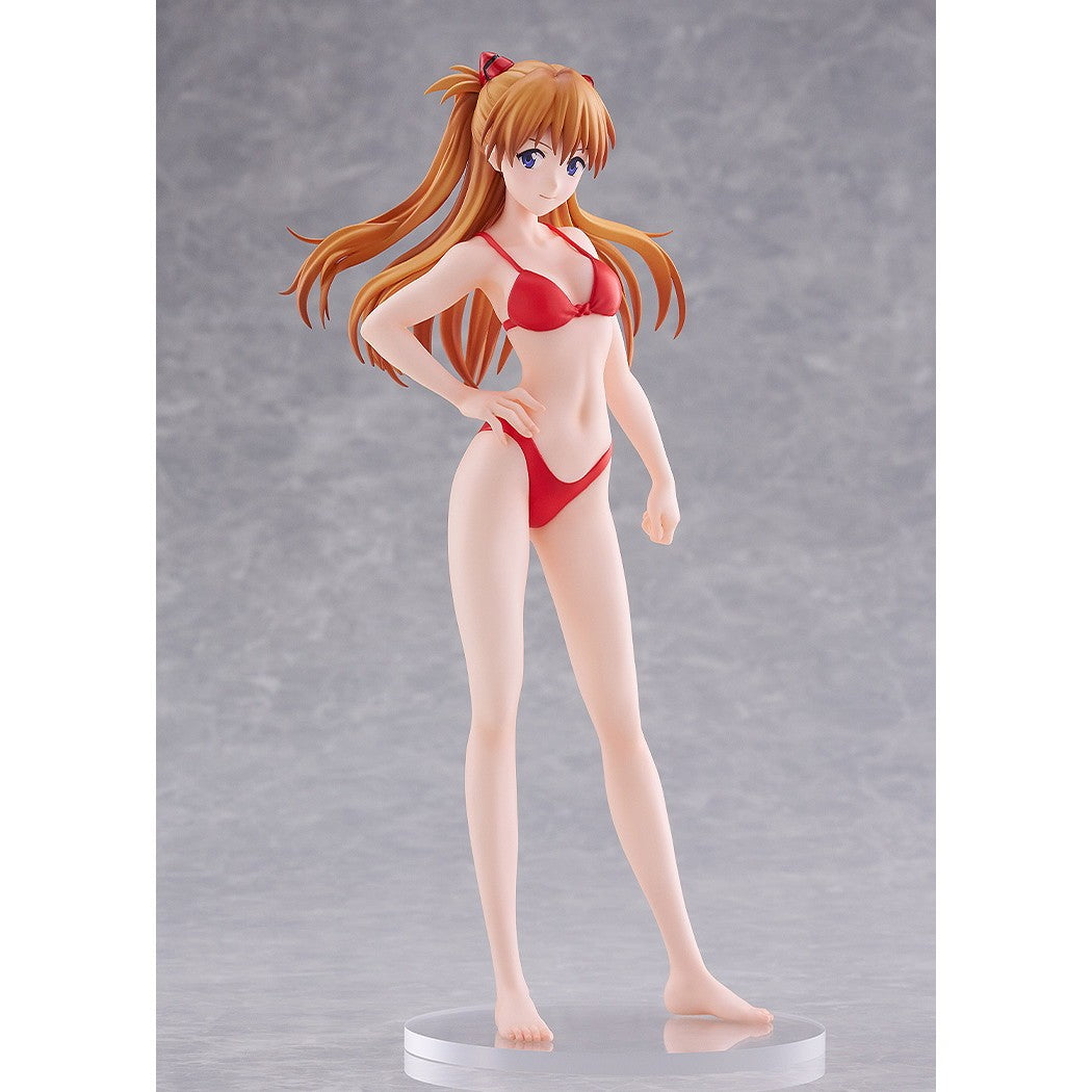 【予約安心出荷】[FIG] POP UP PARADE BEACH QUEENS(ポップアップパレード ビーチクイーンズ) 式波・アスカ・ラングレー【ビキニstyle】 L size ヱヴァンゲリヲン新劇場版 完成品 フィギュア ウェーブ(WAVE)(2027年1月)