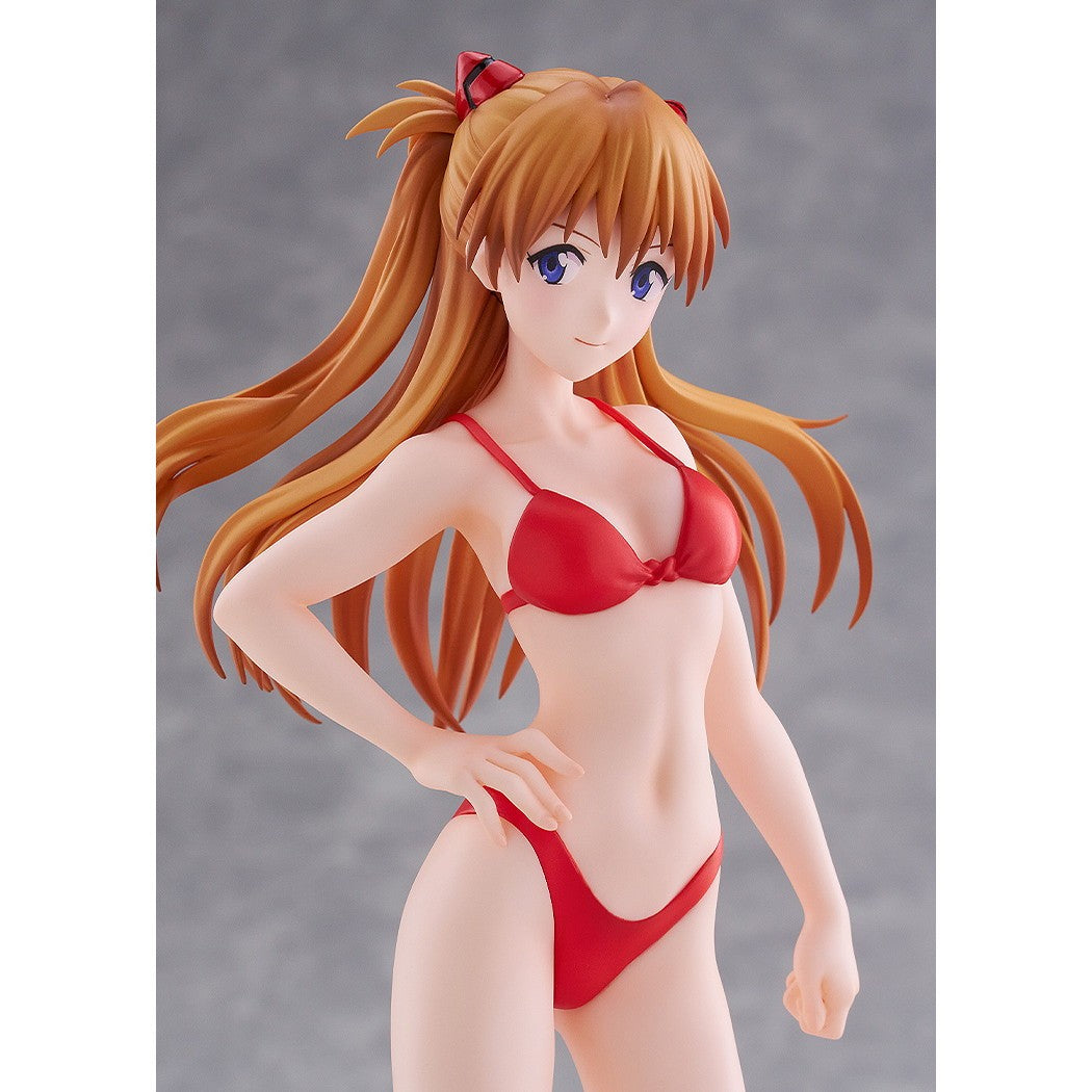 【予約安心出荷】[FIG] POP UP PARADE BEACH QUEENS(ポップアップパレード ビーチクイーンズ) 式波・アスカ・ラングレー【ビキニstyle】 L size ヱヴァンゲリヲン新劇場版 完成品 フィギュア ウェーブ(WAVE)(2027年1月)
