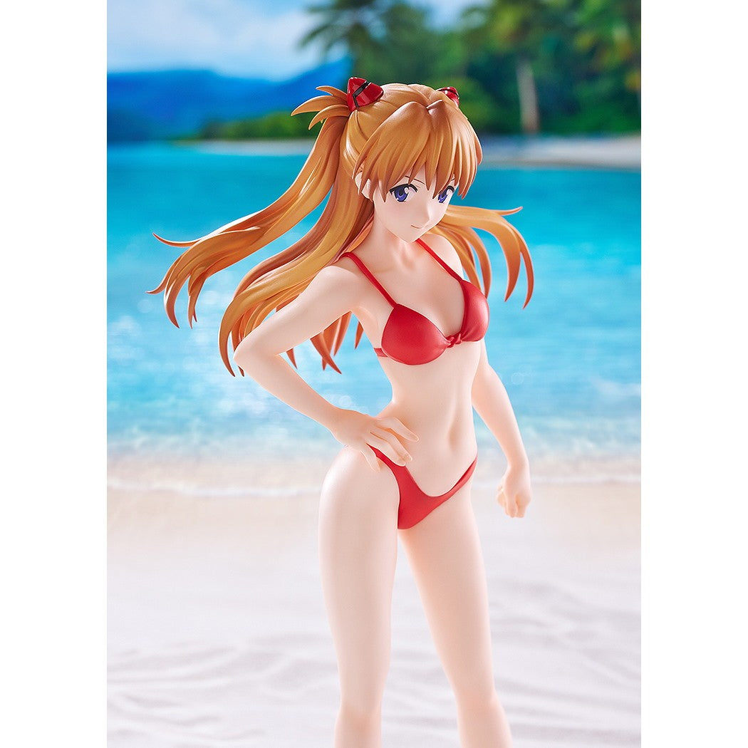 【予約安心出荷】[FIG] POP UP PARADE BEACH QUEENS(ポップアップパレード ビーチクイーンズ) 式波・アスカ・ラングレー【ビキニstyle】 L size ヱヴァンゲリヲン新劇場版 完成品 フィギュア ウェーブ(WAVE)(2027年1月)