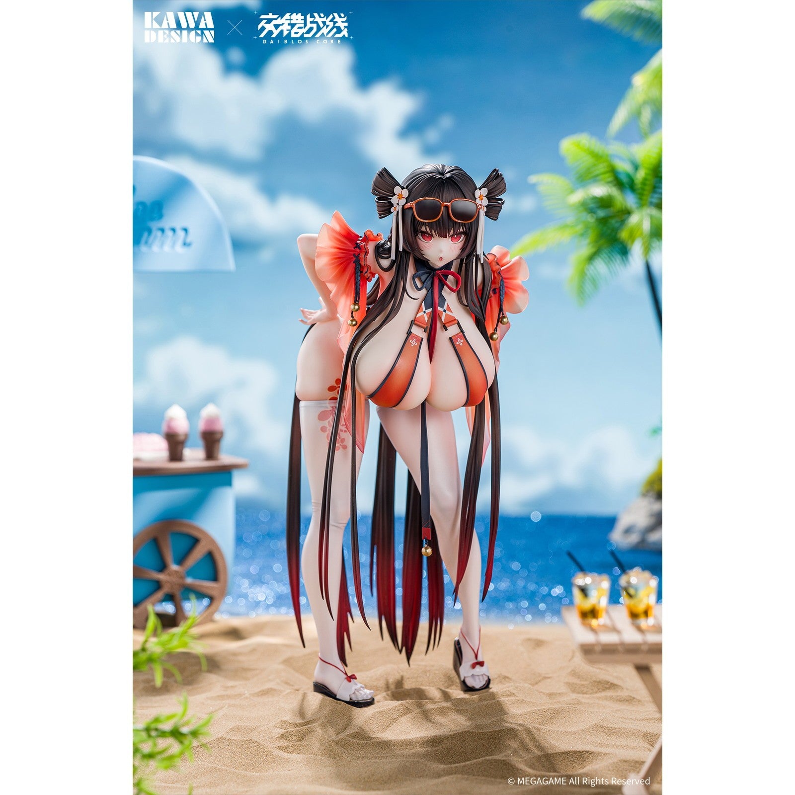 【予約安心出荷】[FIG] 色紙付属 マレルージュ 落梅の宴 ダイブロス・コア 1/6 完成品 フィギュア KAWA DESIGN(2027年5月)