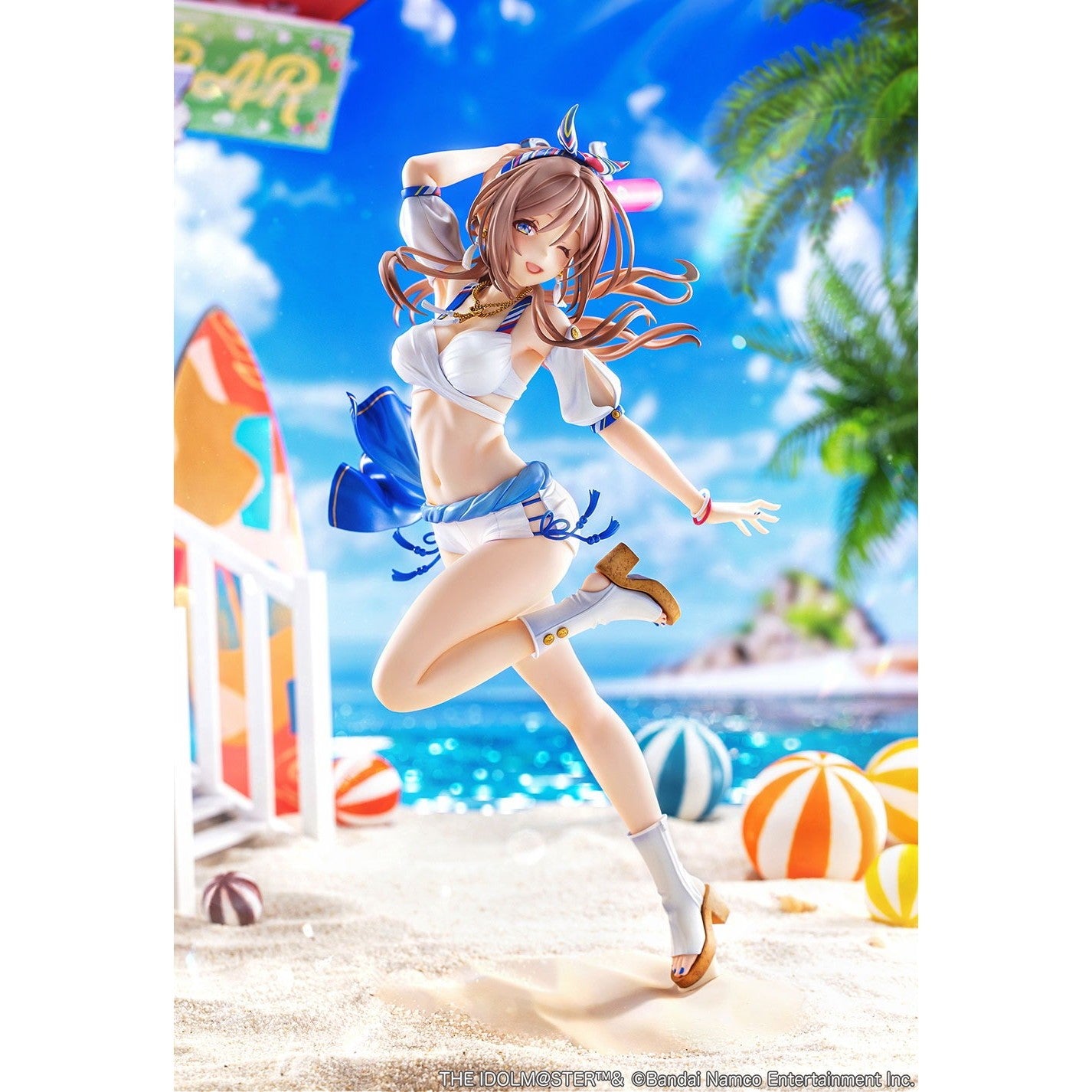【予約安心出荷】[FIG] 姫崎莉波(ひめさきりなみ) キミとセミブルーVer. 学園アイドルマスター 1/7 完成品 フィギュア ネオンマックス(2027年2月)