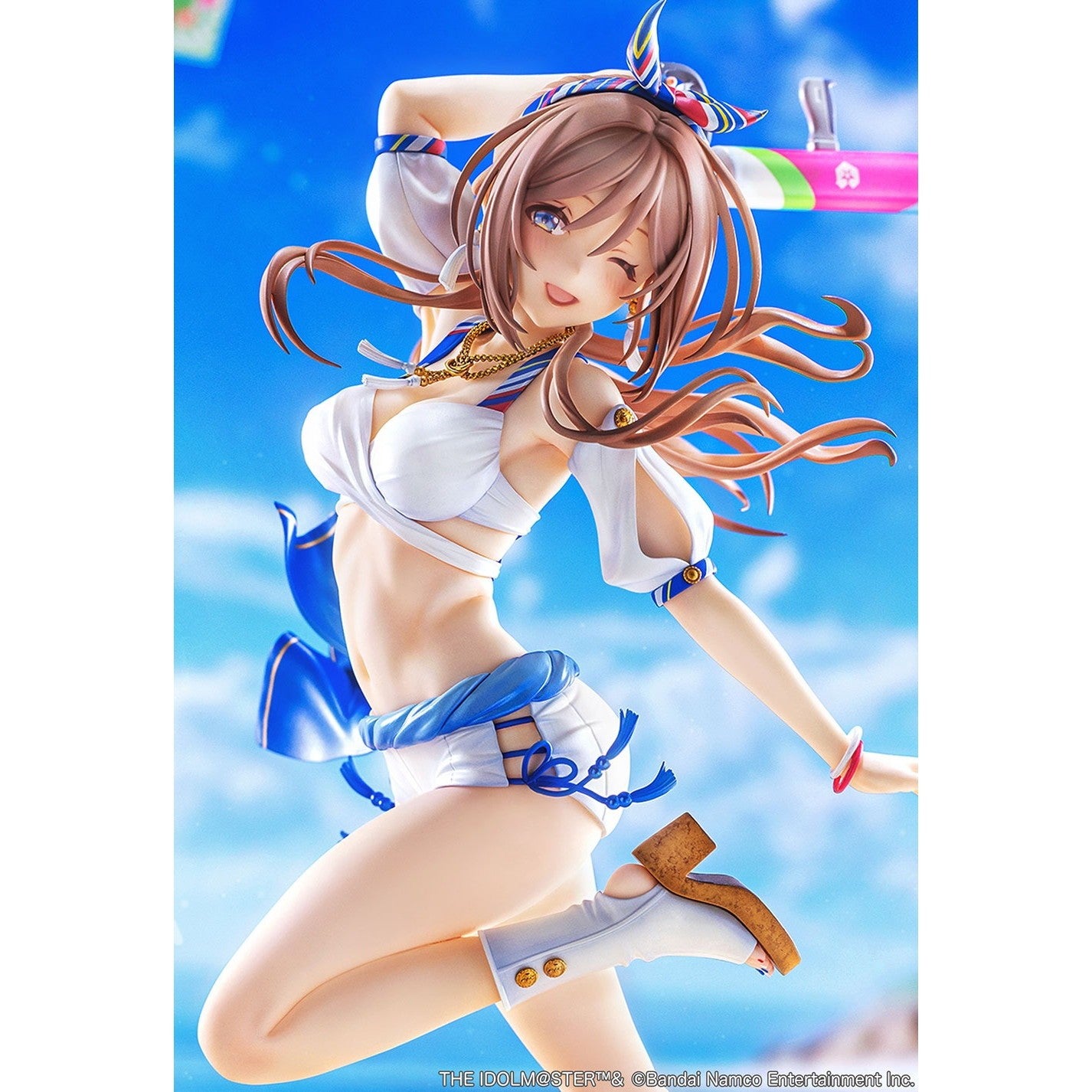【予約安心出荷】[FIG] 姫崎莉波(ひめさきりなみ) キミとセミブルーVer. 学園アイドルマスター 1/7 完成品 フィギュア ネオンマックス(2027年2月)