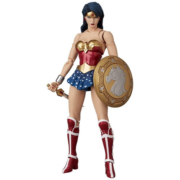 【予約安心出荷】[FIG] マフェックス No.318 MAFEX WONDER WOMAN(SUPERMAN: FOR TOMORROW)(ワンダーウーマン スーパーマン: フォー・トゥモロー) 完成品 可動フィギュア メディコム・トイ(2027年4月)