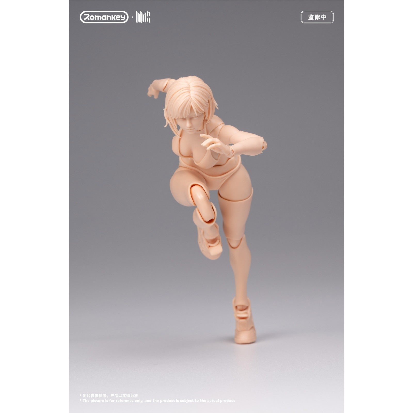 【予約安心出荷】[FIG] UMS004 可動フィギュア女性素体 ミア(未塗装Ver.) 1/12 完成品 Romankey(ロマンキー)(2026年12月)