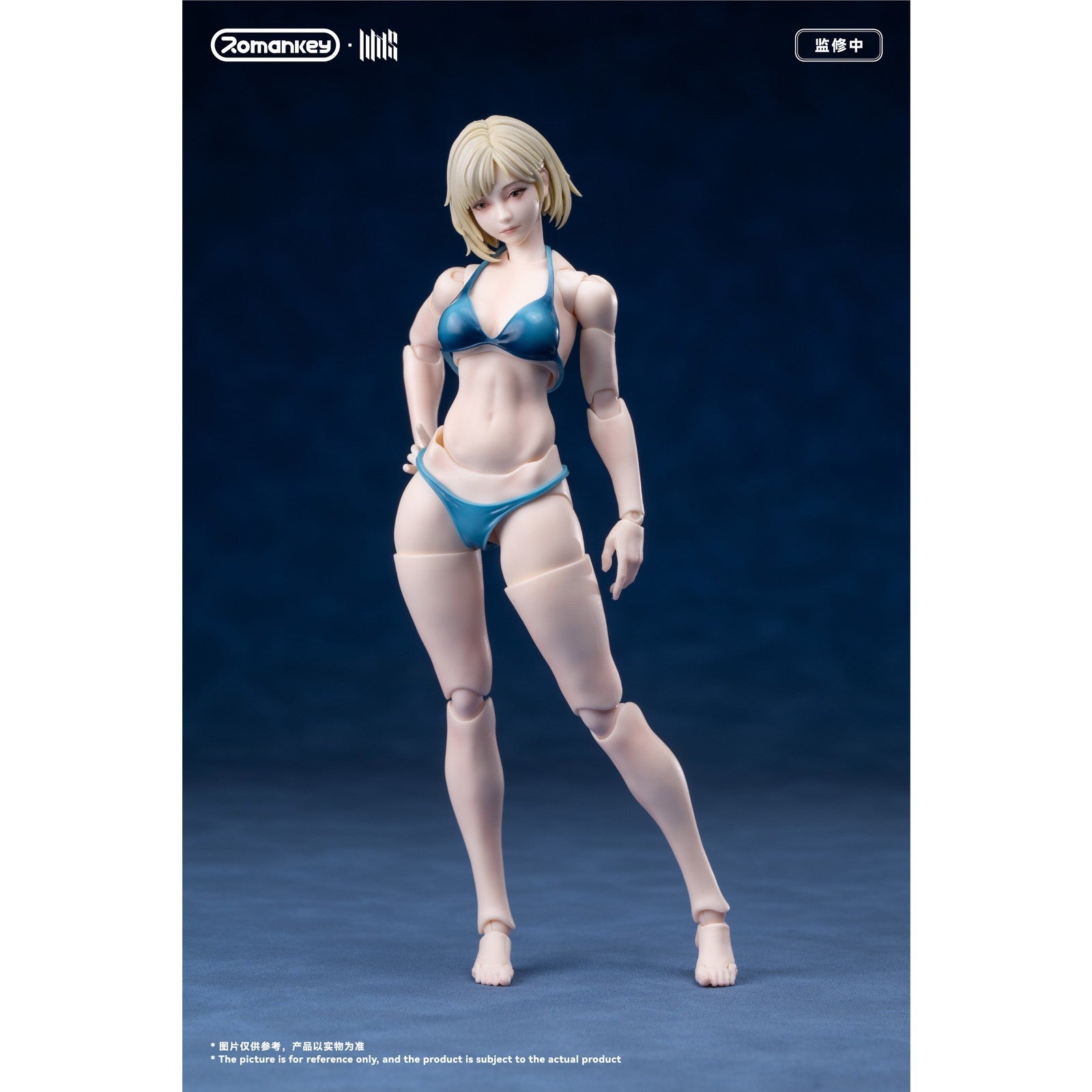 【予約安心出荷】[FIG] UMS004C 可動フィギュア女性素体 ミア(塗装済Ver.) 1/12 完成品 Romankey(ロマンキー)(2026年12月)