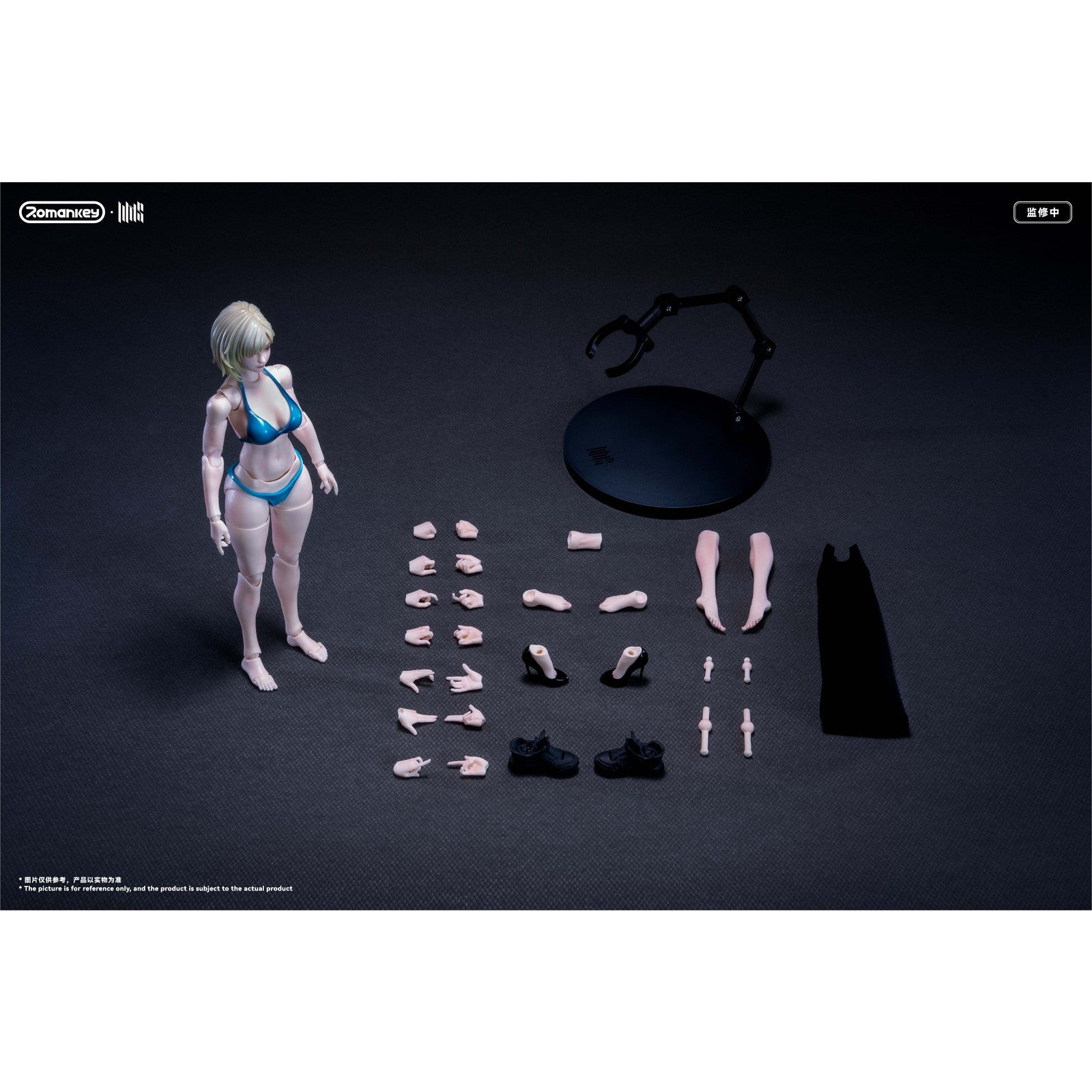 【予約安心出荷】[FIG] UMS004C 可動フィギュア女性素体 ミア(塗装済Ver.) 1/12 完成品 Romankey(ロマンキー)(2026年12月)