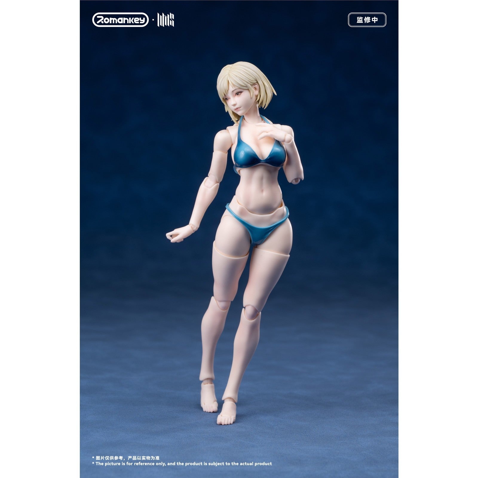 【予約安心出荷】[FIG] UMS004C 可動フィギュア女性素体 ミア(塗装済Ver.) 1/12 完成品 Romankey(ロマンキー)(2026年12月)