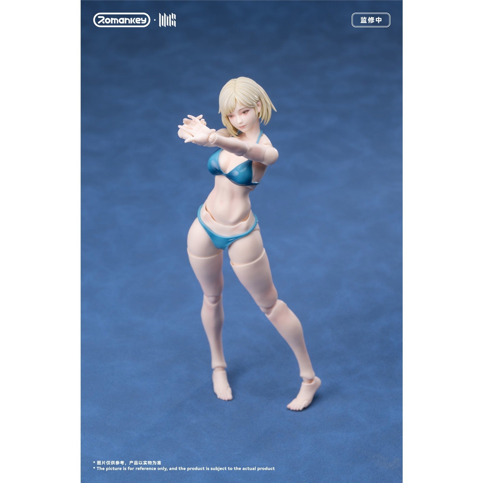 【予約安心出荷】[FIG] UMS004C 可動フィギュア女性素体 ミア(塗装済Ver.) 1/12 完成品 Romankey(ロマンキー)(2026年12月)