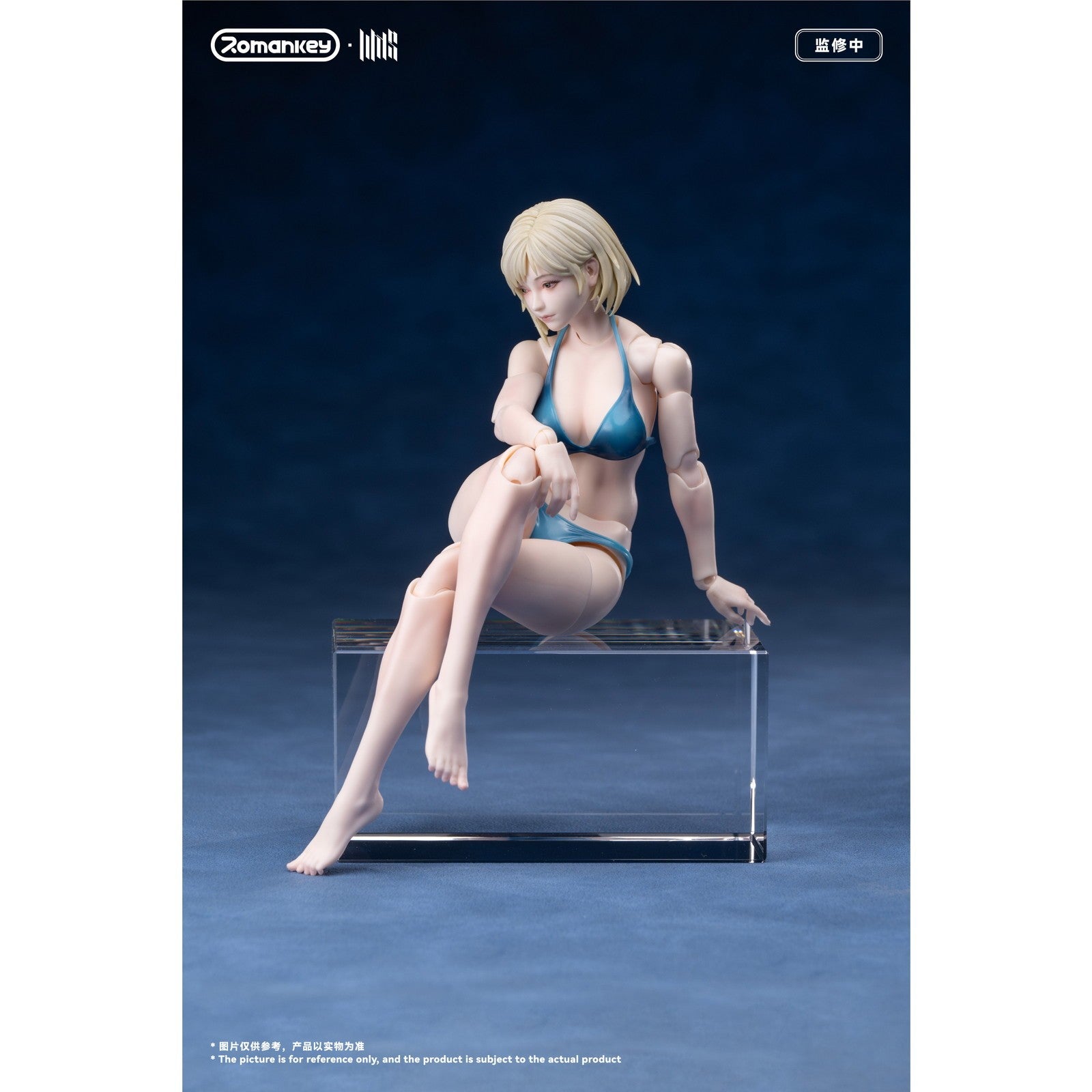 【予約安心出荷】[FIG] UMS004C 可動フィギュア女性素体 ミア(塗装済Ver.) 1/12 完成品 Romankey(ロマンキー)(2026年12月)