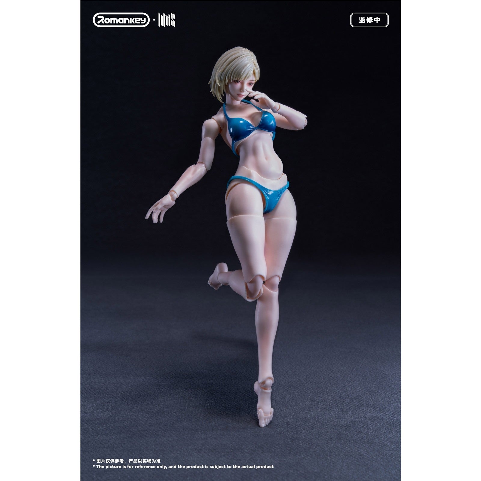 【予約安心出荷】[FIG] UMS004C 可動フィギュア女性素体 ミア(塗装済Ver.) 1/12 完成品 Romankey(ロマンキー)(2026年12月)