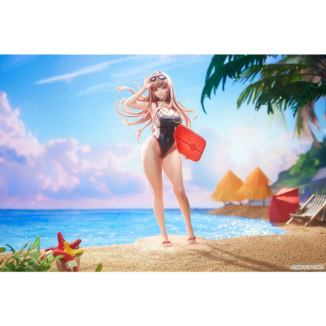 【予約安心出荷】[FIG] (再販) ラピ:クラシックバカンス 勝利の女神:NIKKE(ニケ) 1/7 完成品 フィギュア グッドスマイルアーツ上海(2027年7月)